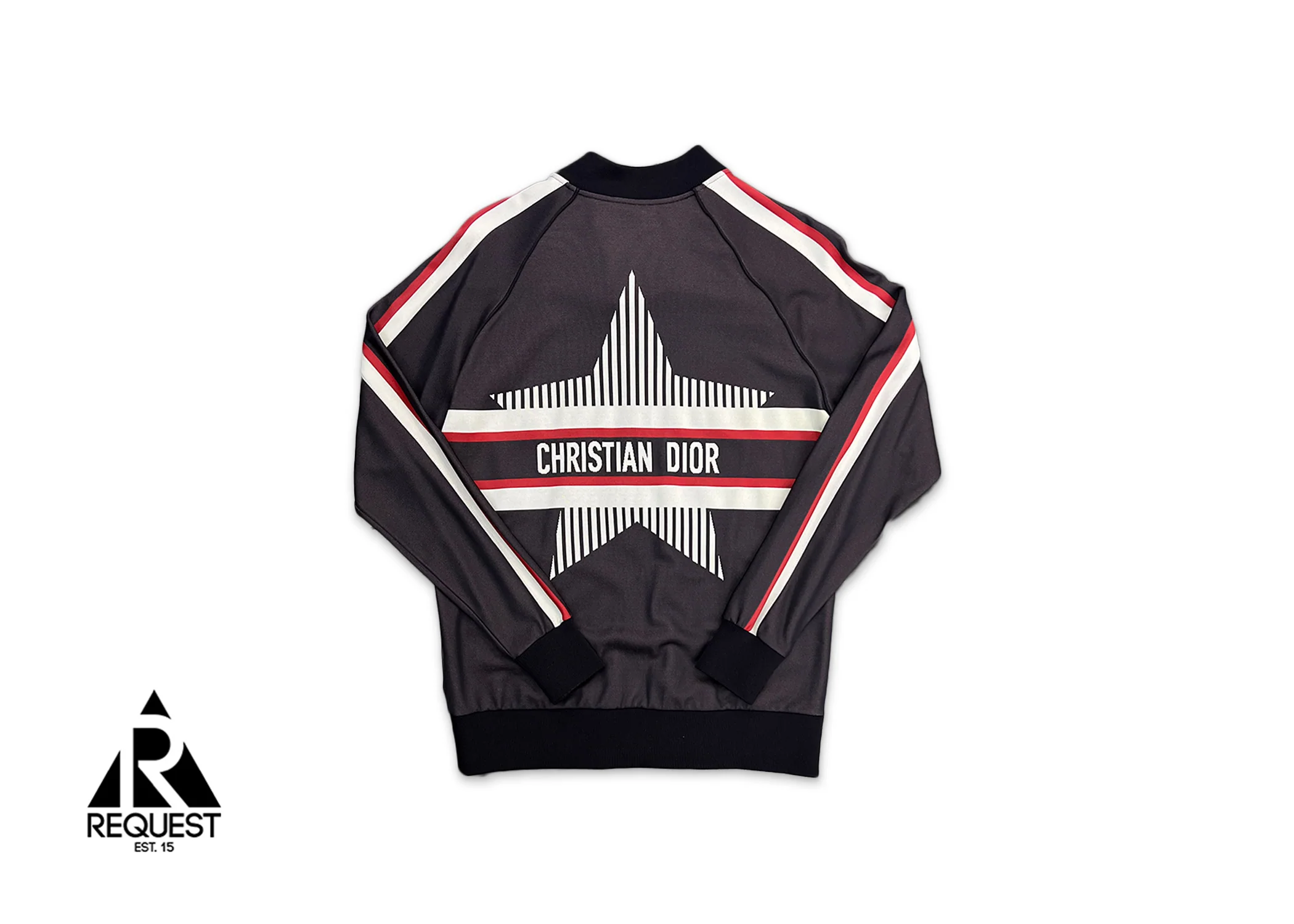 Track Zip Up Jacket "White/Red/Blue" - Image 2