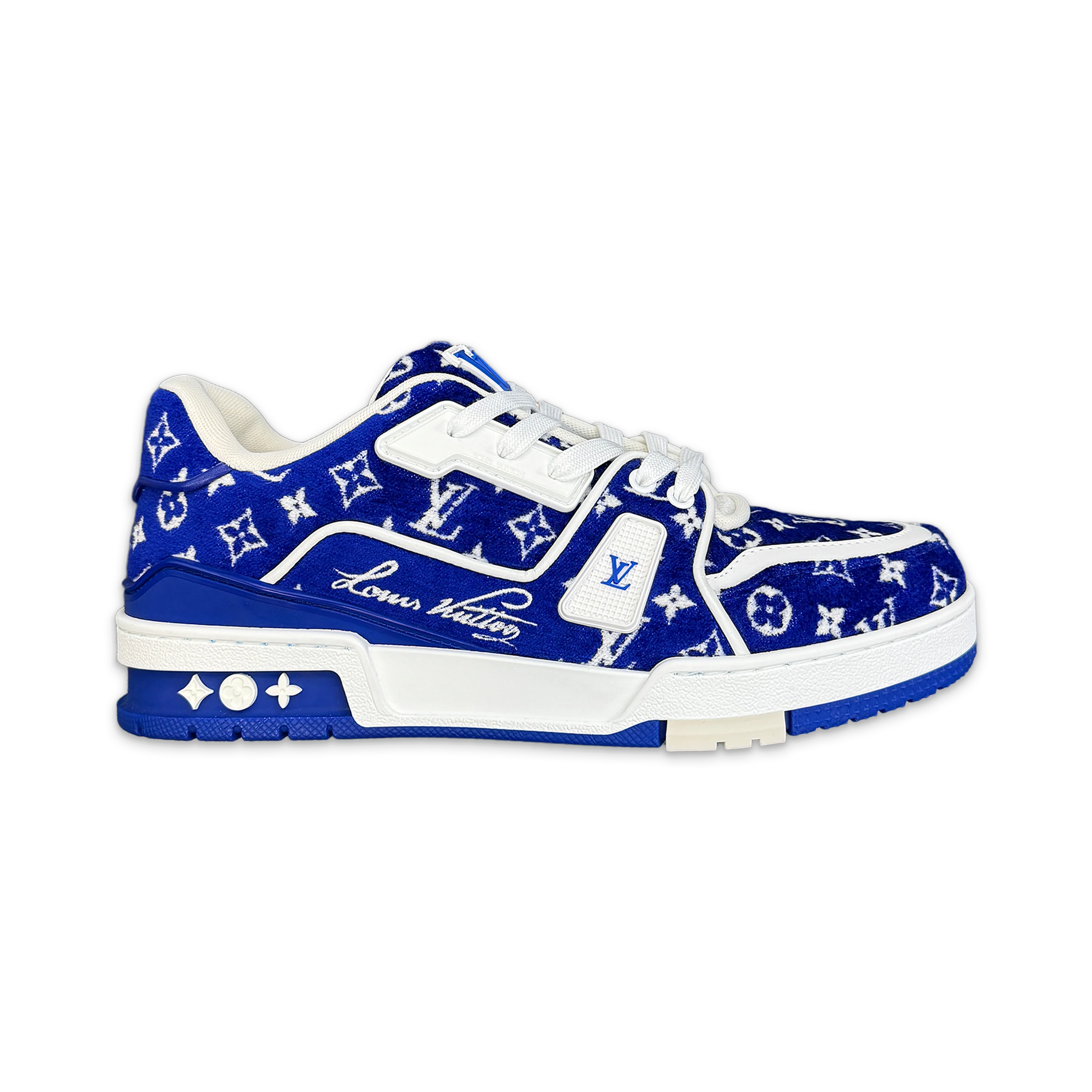 Trainer "Blue Monogram Textile"