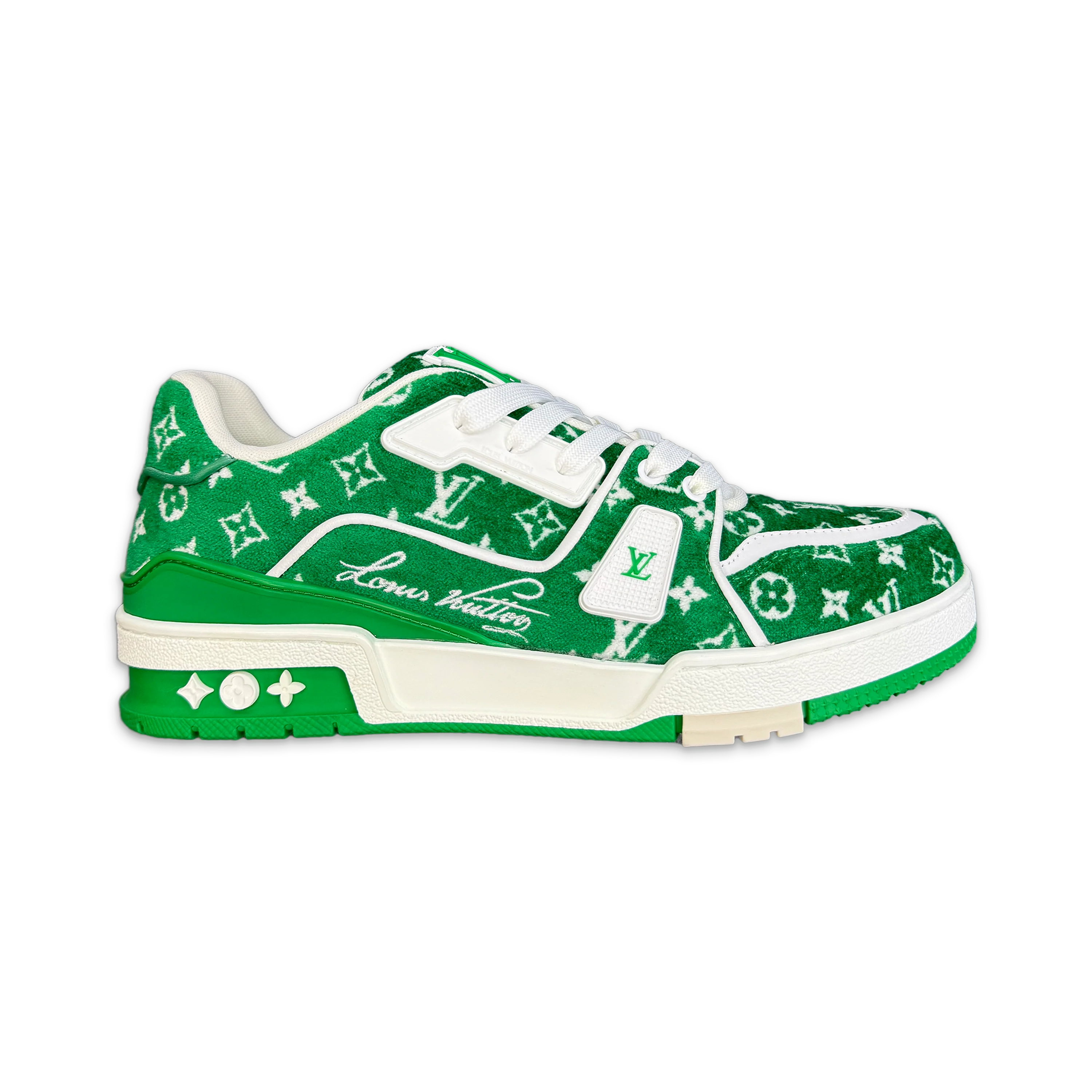 Trainer "Green Monogram Textile"