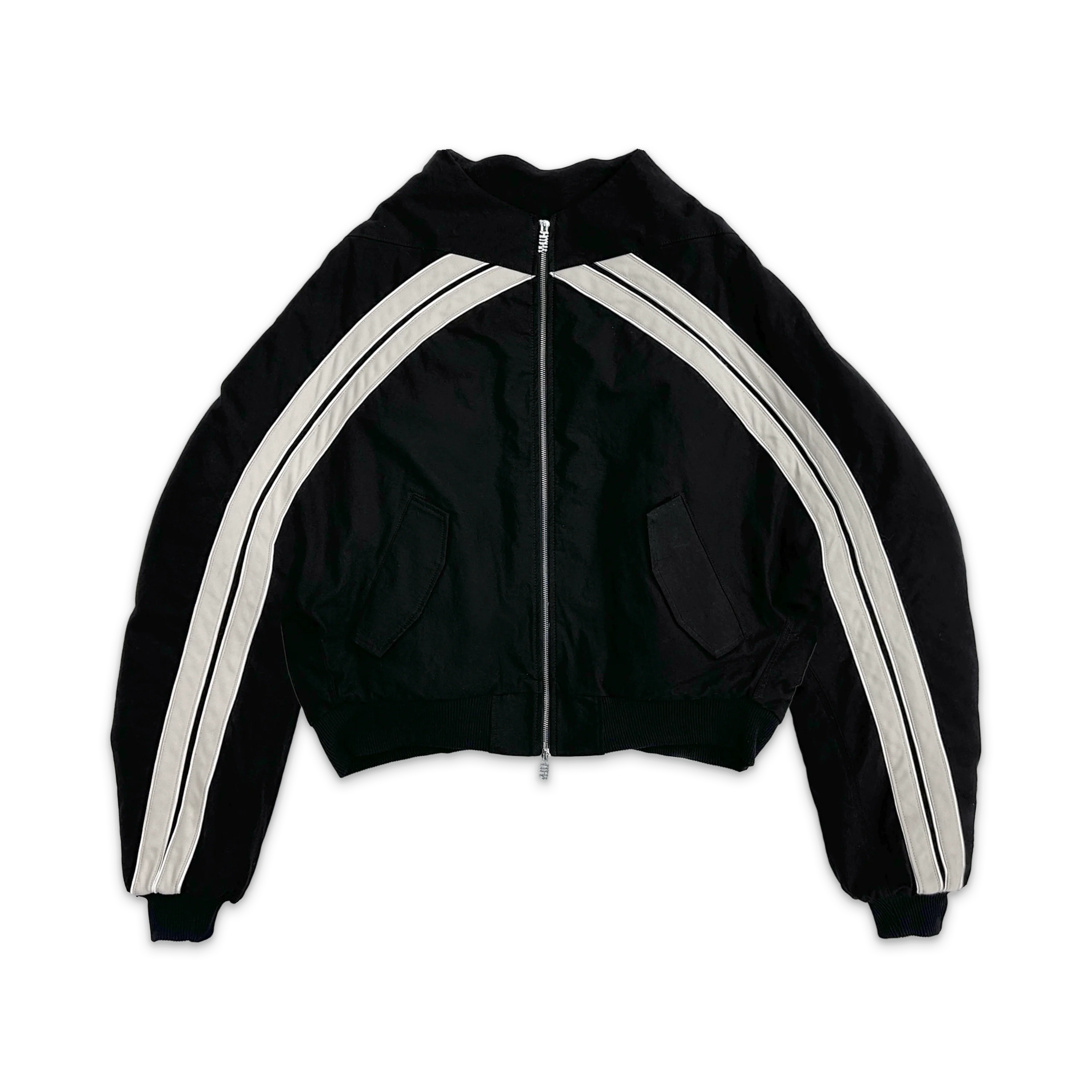 Trappist Bomber Jacket "Black/White"