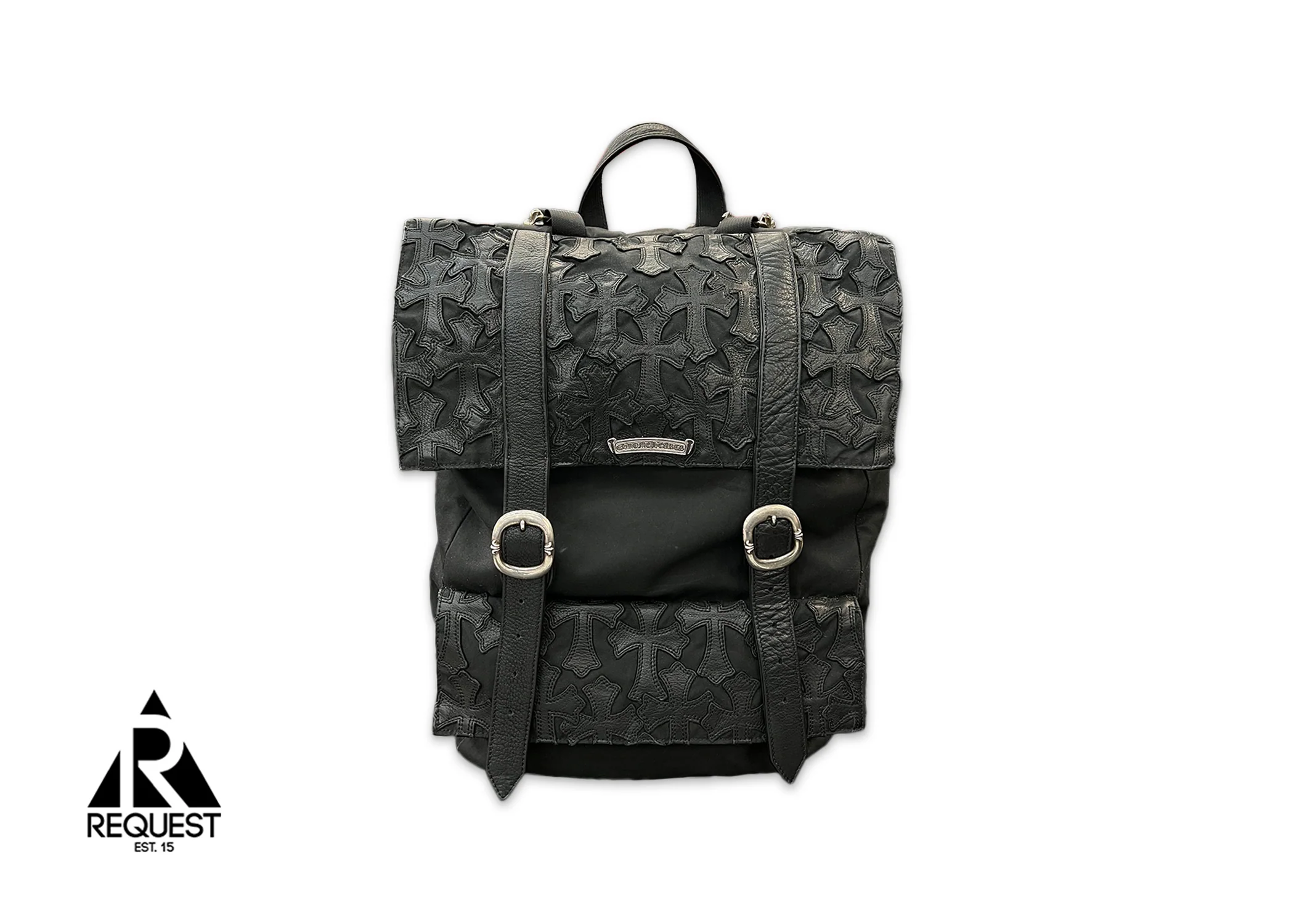 Travel Backpack "Black Crosses"