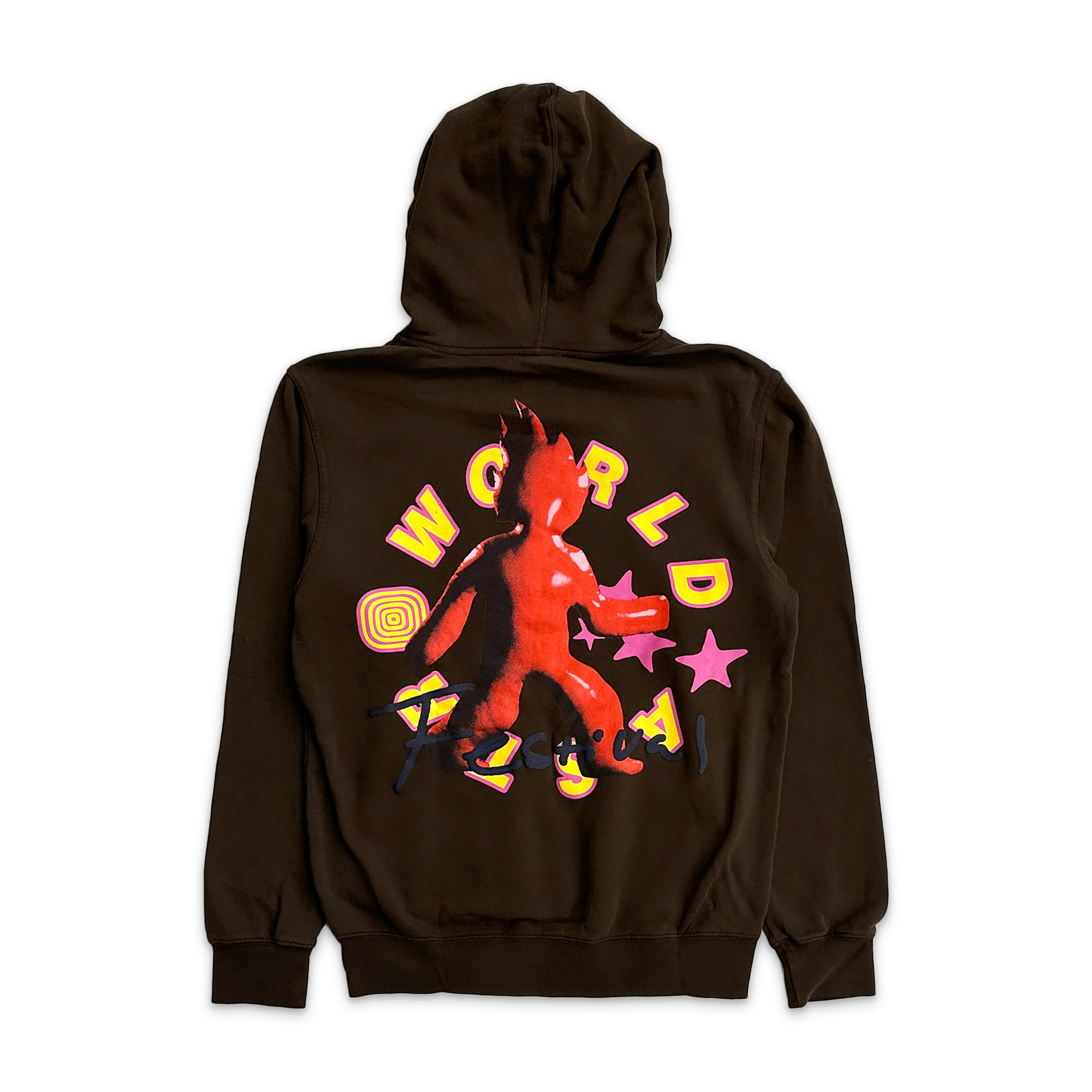 Travis Scott Astrofest Flame Guy Hoodie "Brown" - Image 2