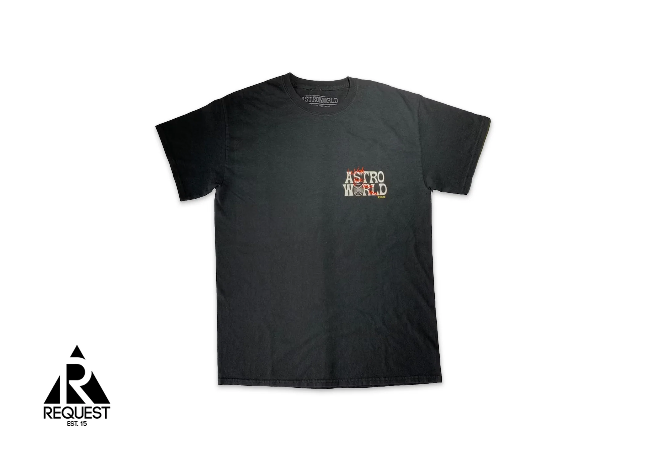 Travis Scott Astroworld Tour Wish You Were Here Tee "Black"
