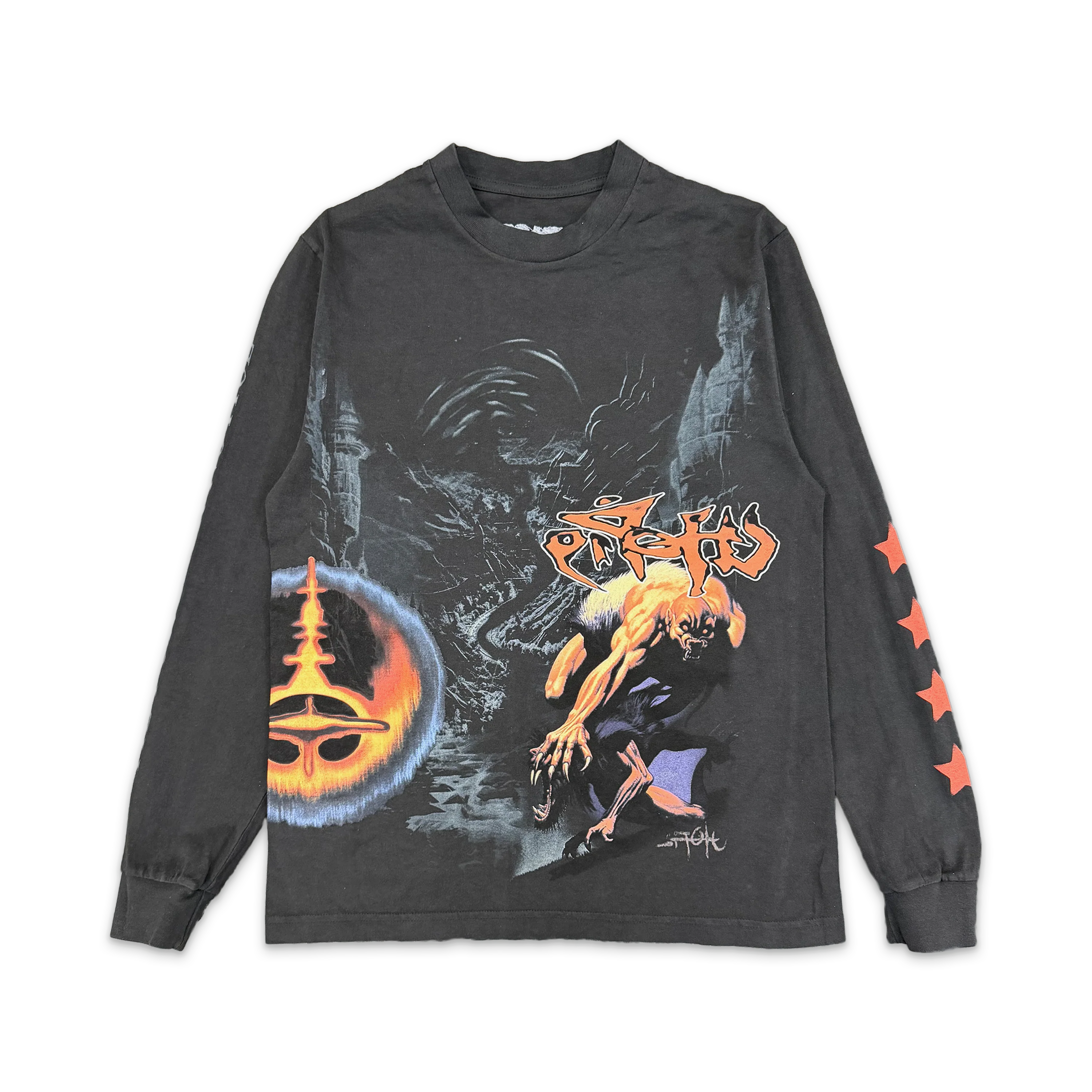 Travis Scott Utopia Circus Maximus 2023 Tour L/S Tee "Black"