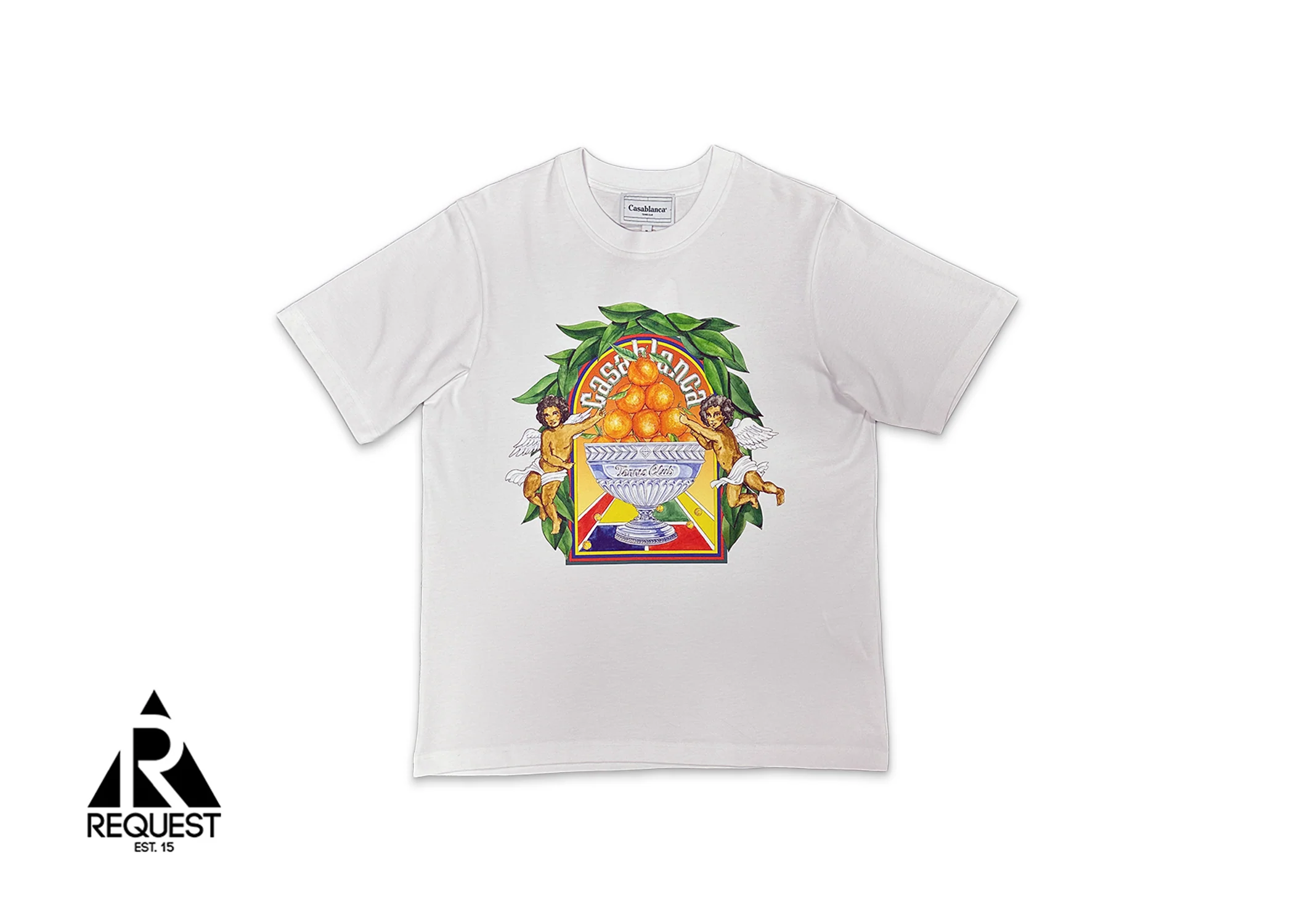 Triomphe D'Orange Printed Tee "White"