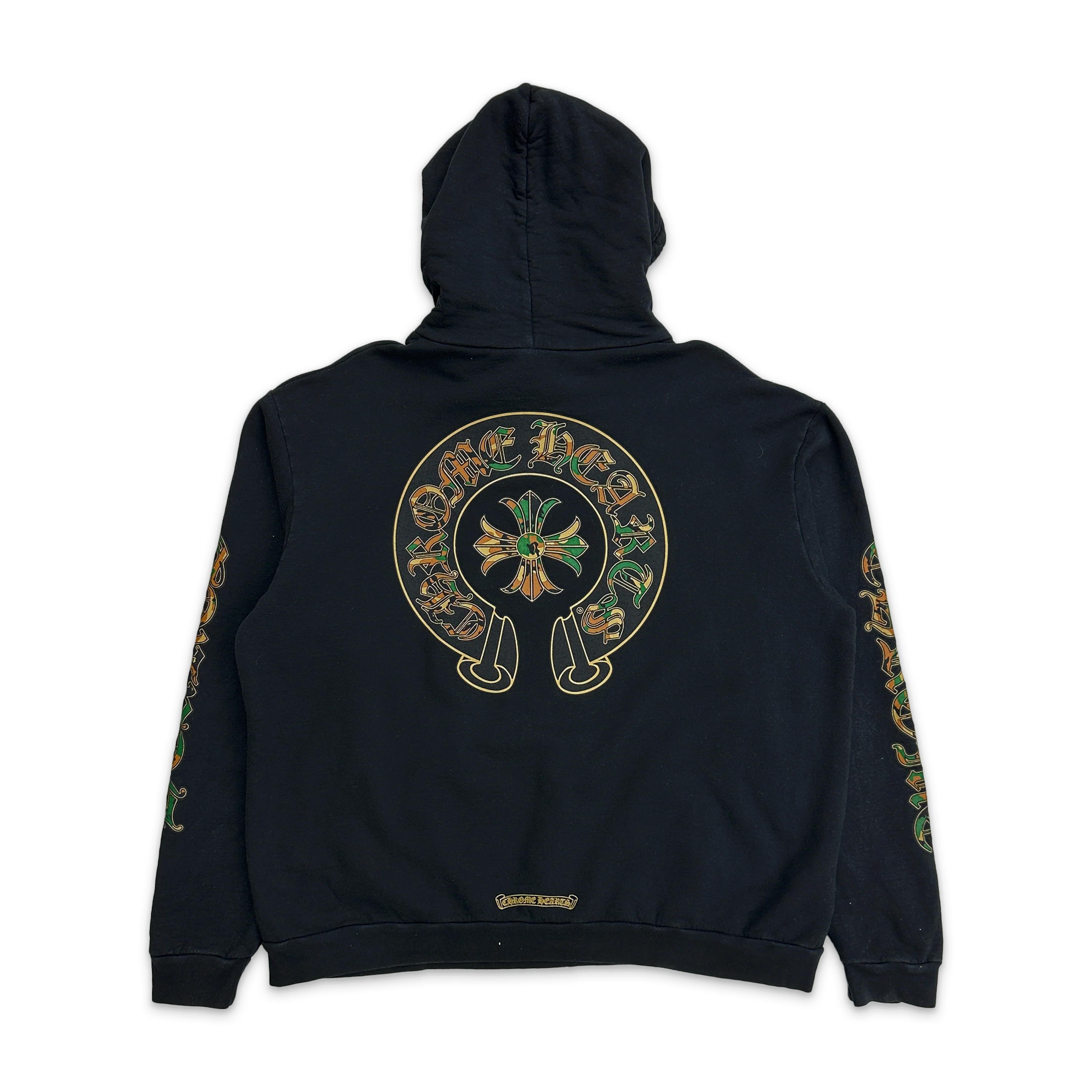 Triple Cross Horseshoe Camo Hoodie "Black" - Image 2