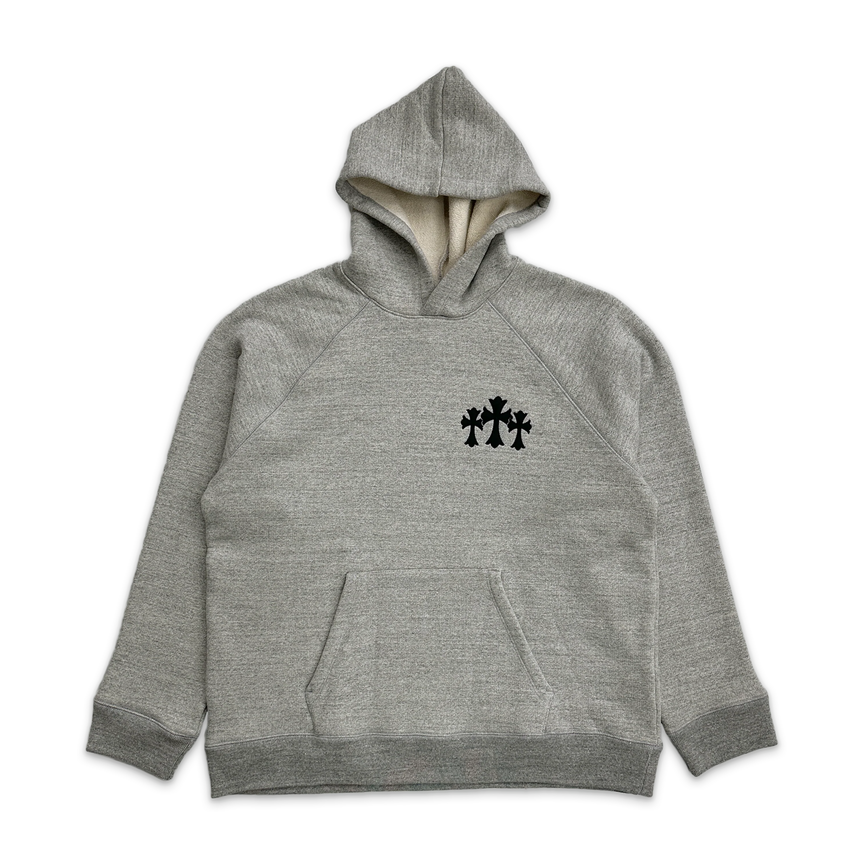 Triple Cross Nylon CH Logo Seven-11 Hoodie "Grey"
