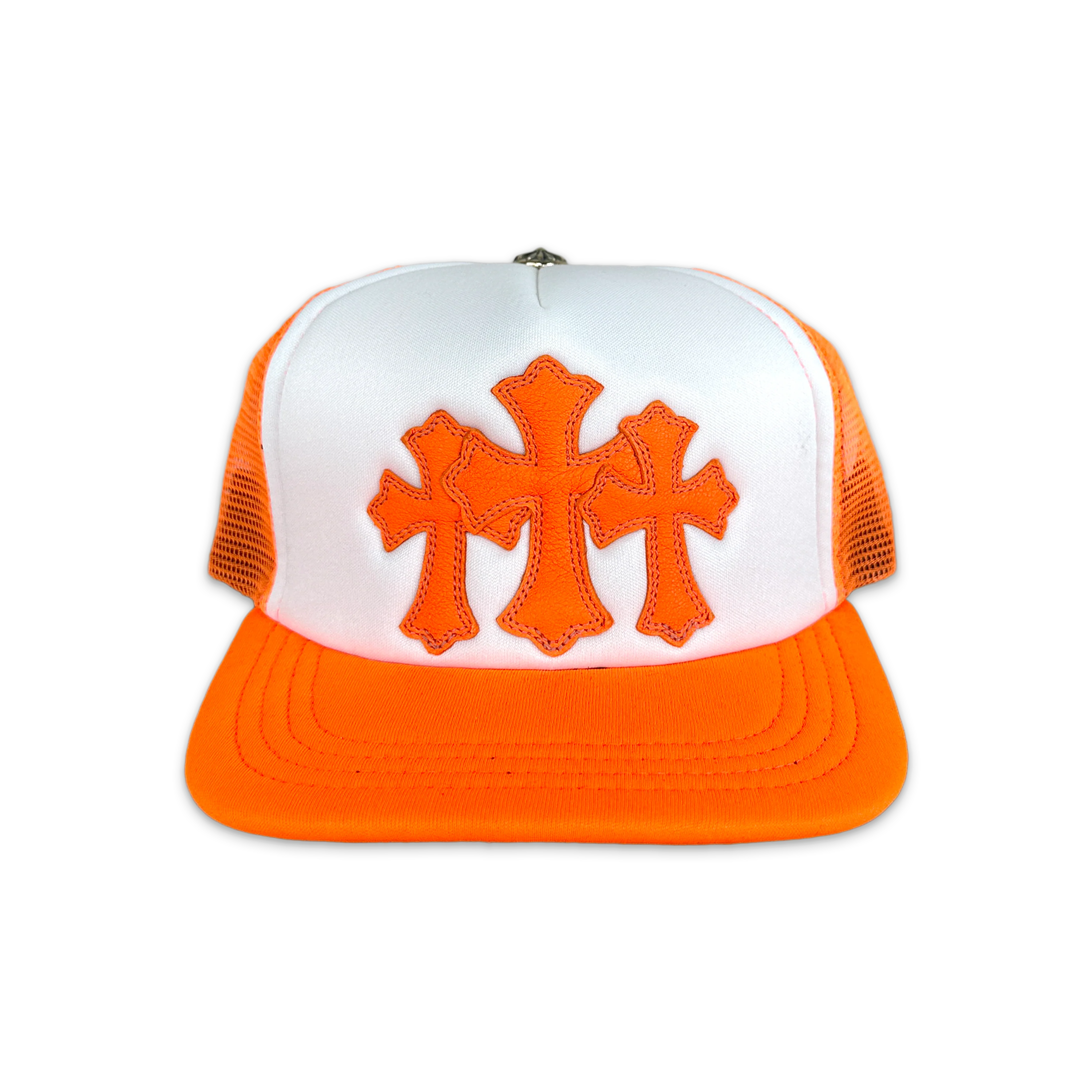 Triple Cross Trucker Hat "Orange"