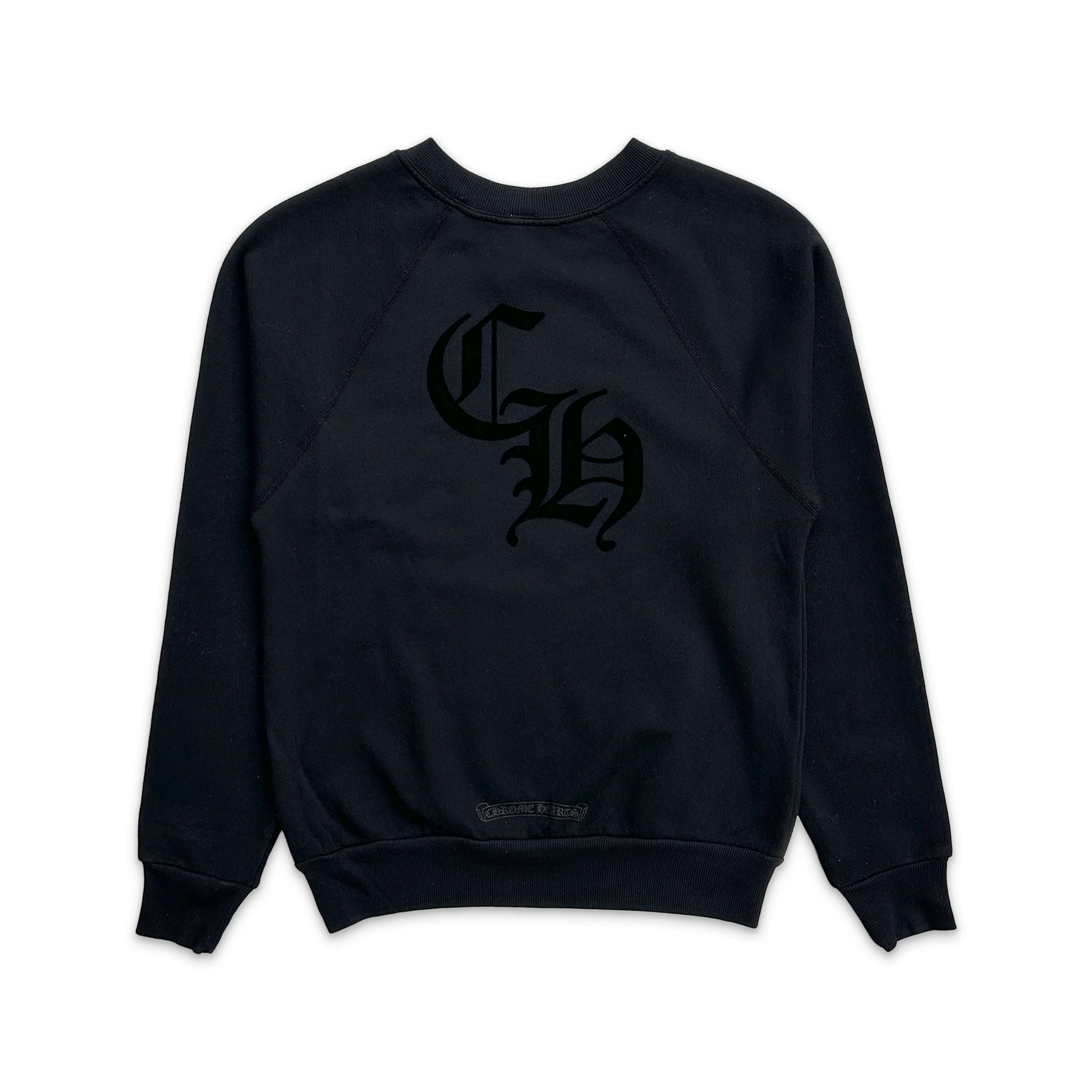 Triple Cross Velvet Sweatshirt "Black" (W) - Image 2