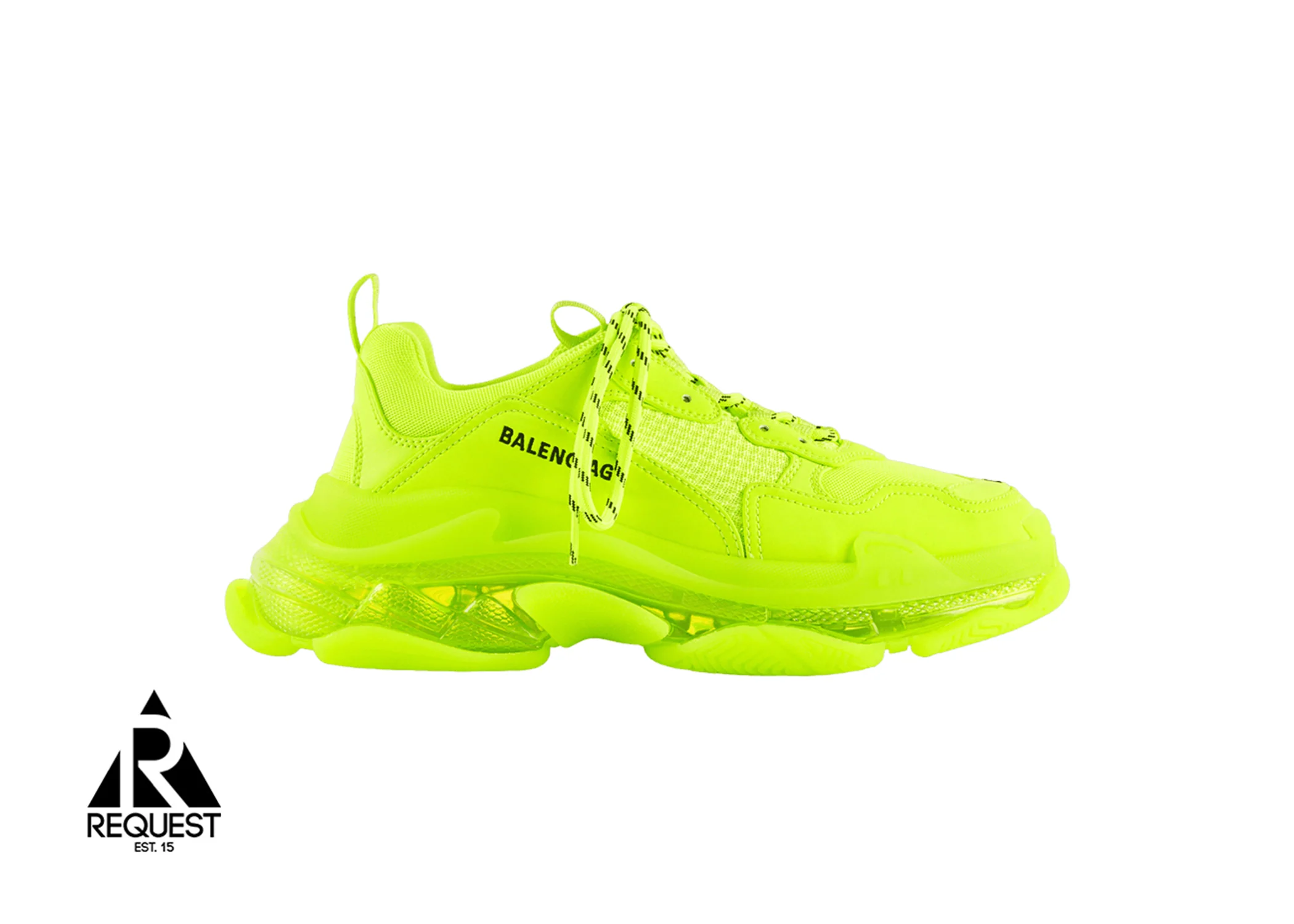 Triple S “Clearsole Fluo Yellow”