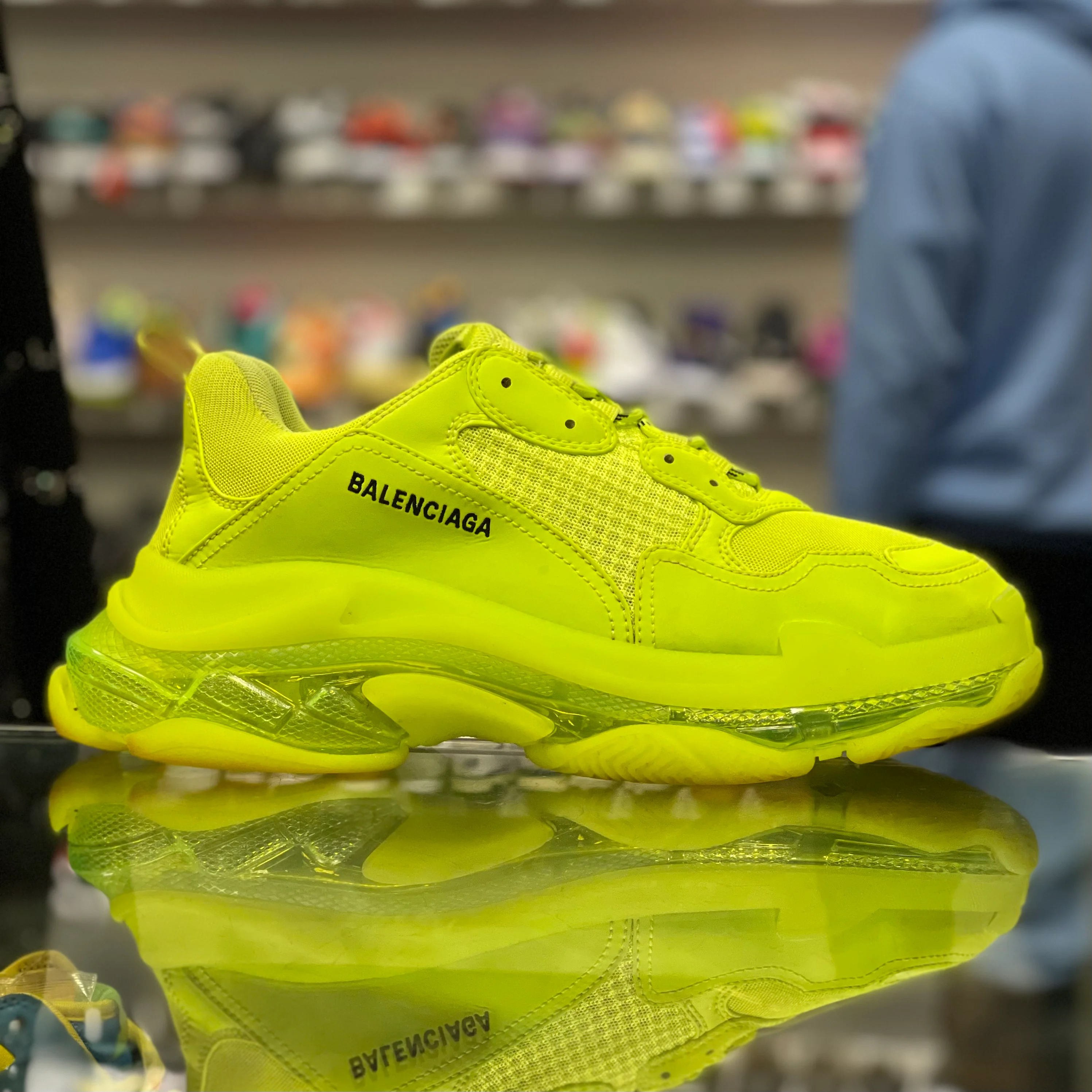 Triple S “Clearsole Fluo Yellow” - Image 3