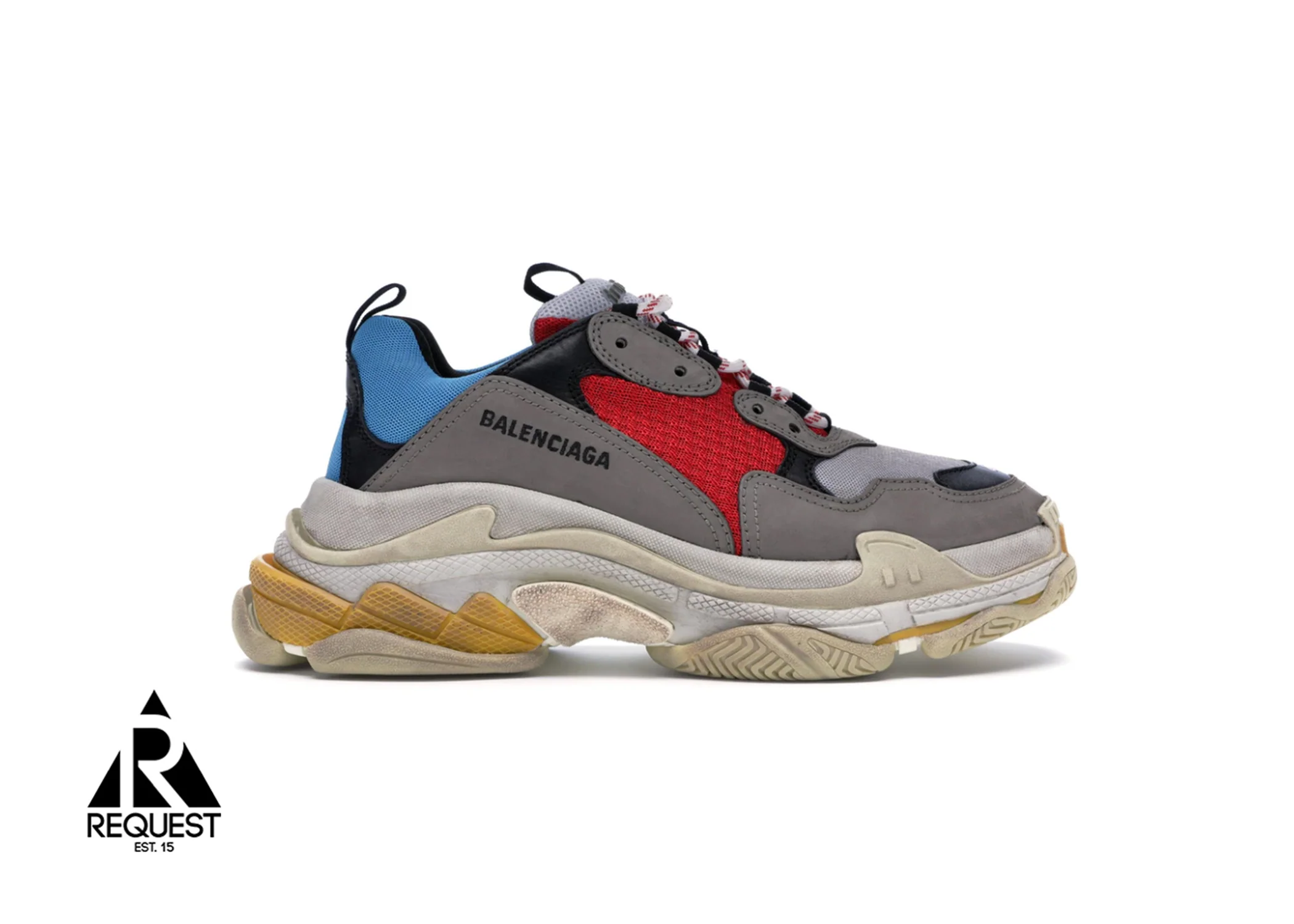 Triple S “Grey Blue & Red”