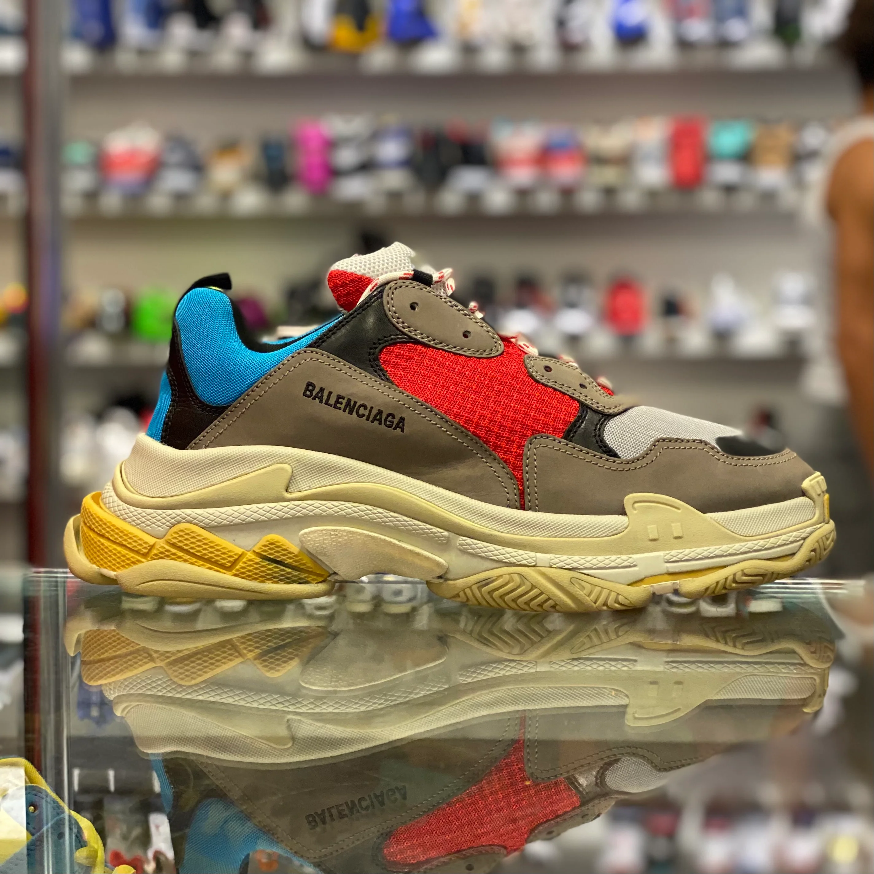 Triple S “Grey Blue & Red” - Image 4