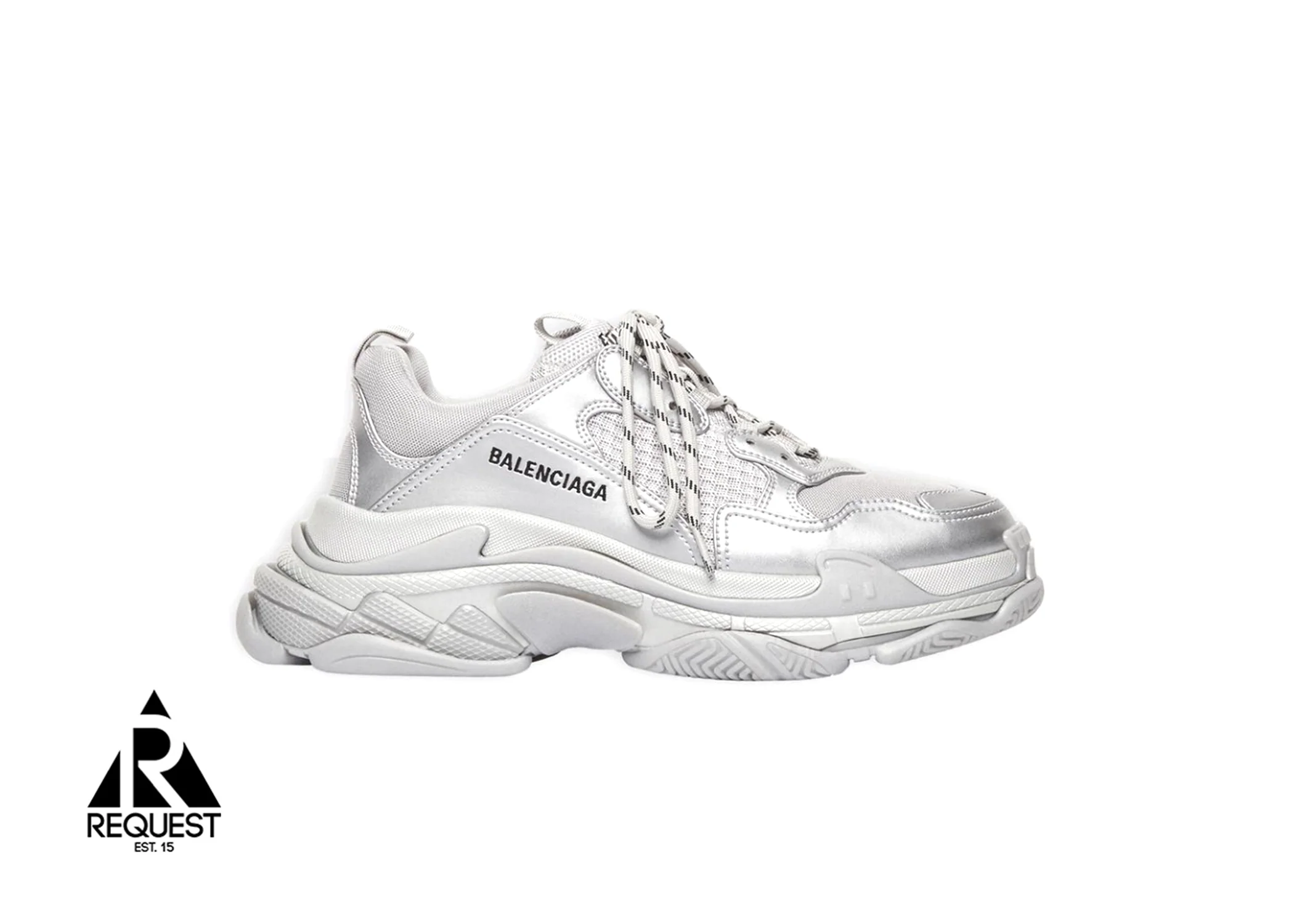 Triple S “Silver Metallic”