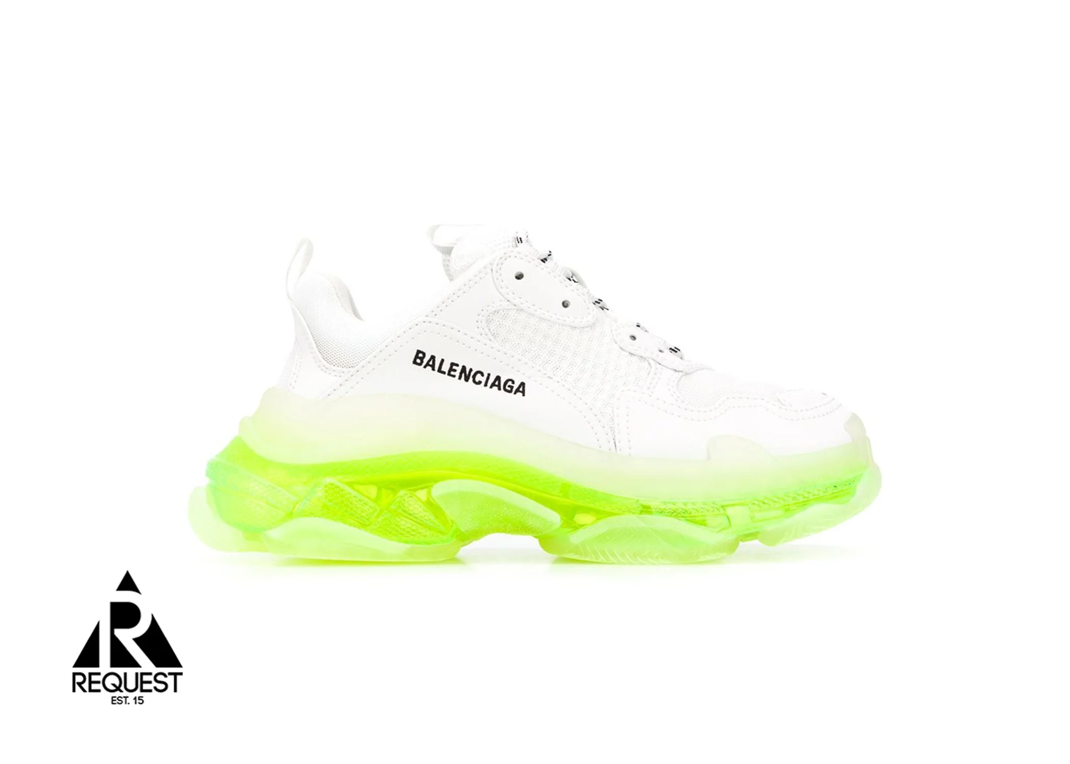 Triple S “White Fluo Yellow”