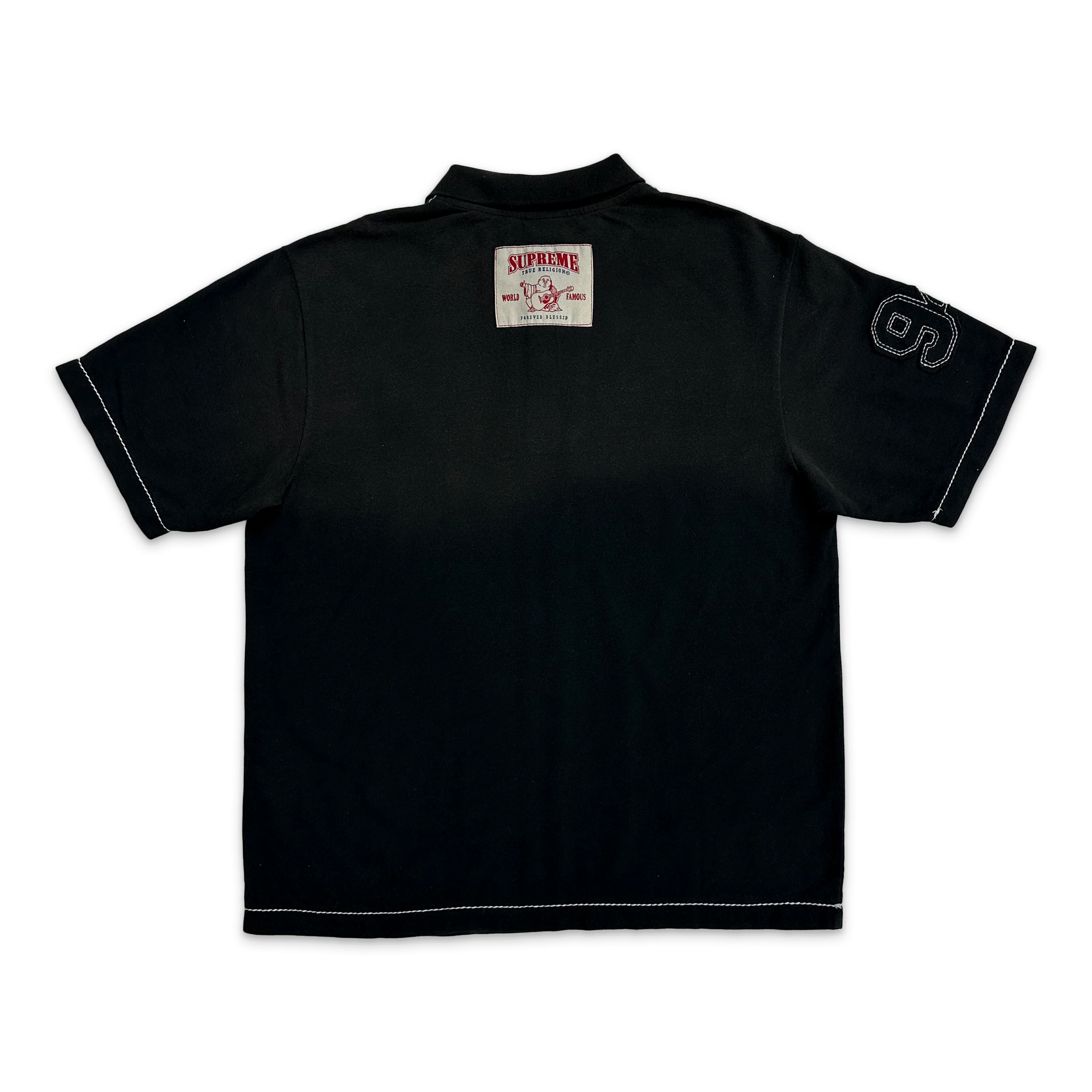 True Religion Applique Polo FW25 "Black" - Image 2
