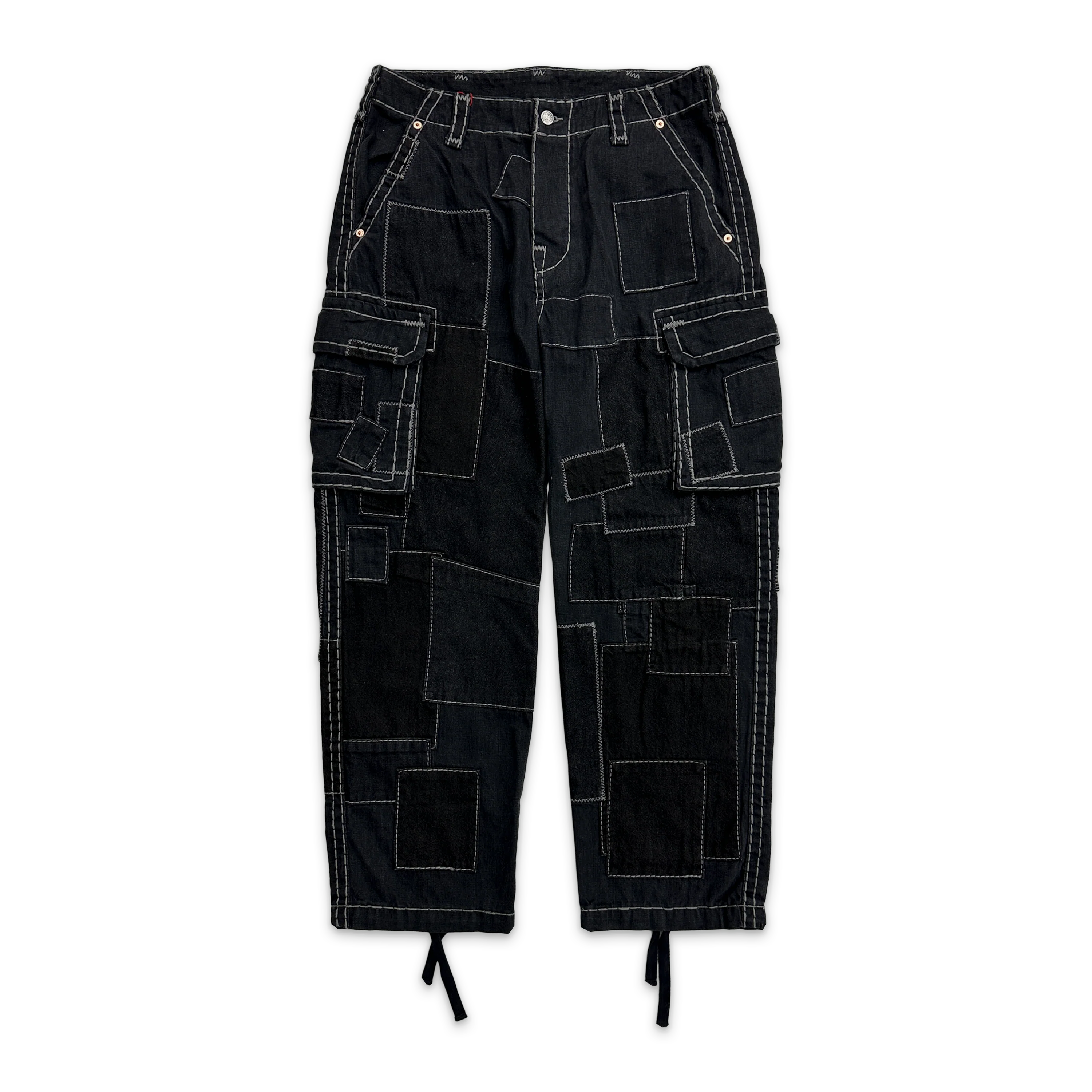 True Religion Patchwork Cargo Pants FW25 "Black"