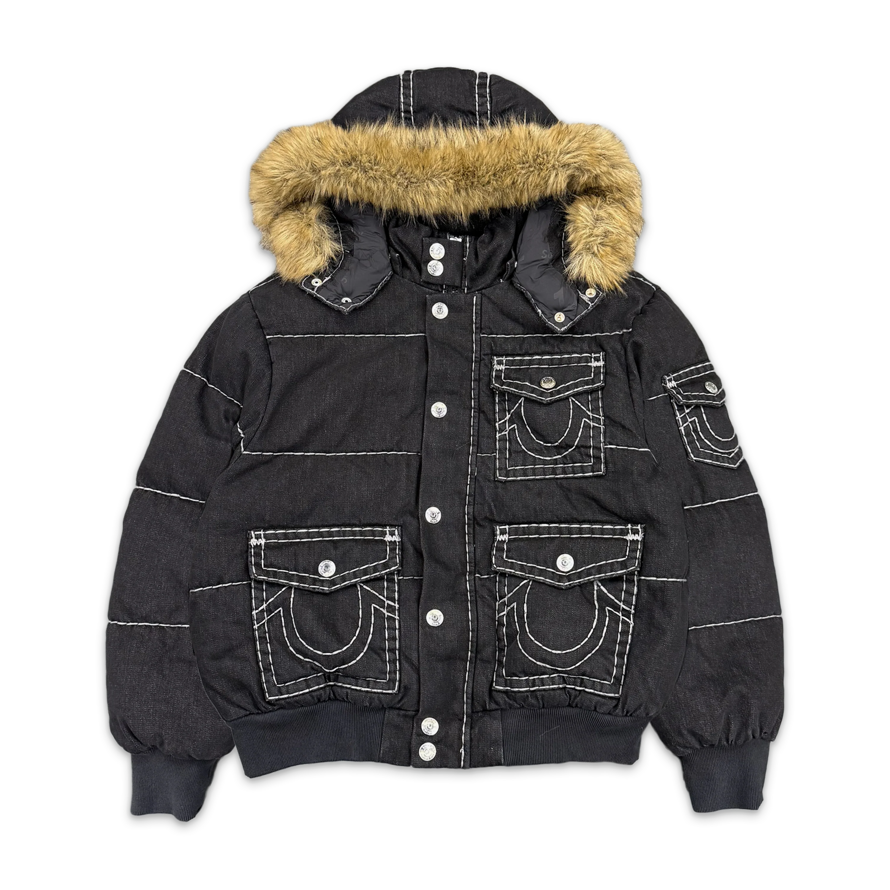True Religion Puffer Jacket FW25 "Black"