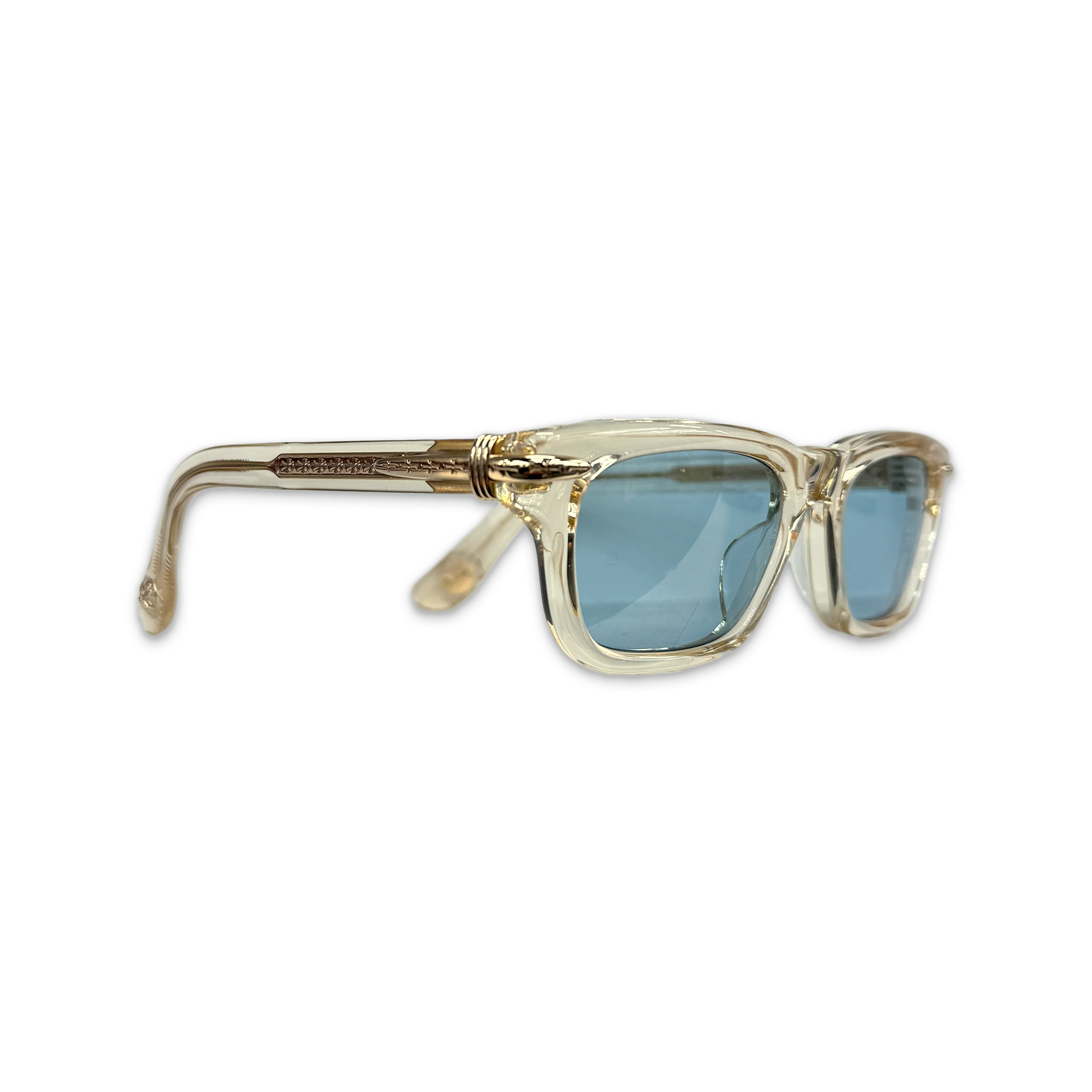 Trypoleagain Sunglasses "Transparent Yellow/Gold" - Image 2