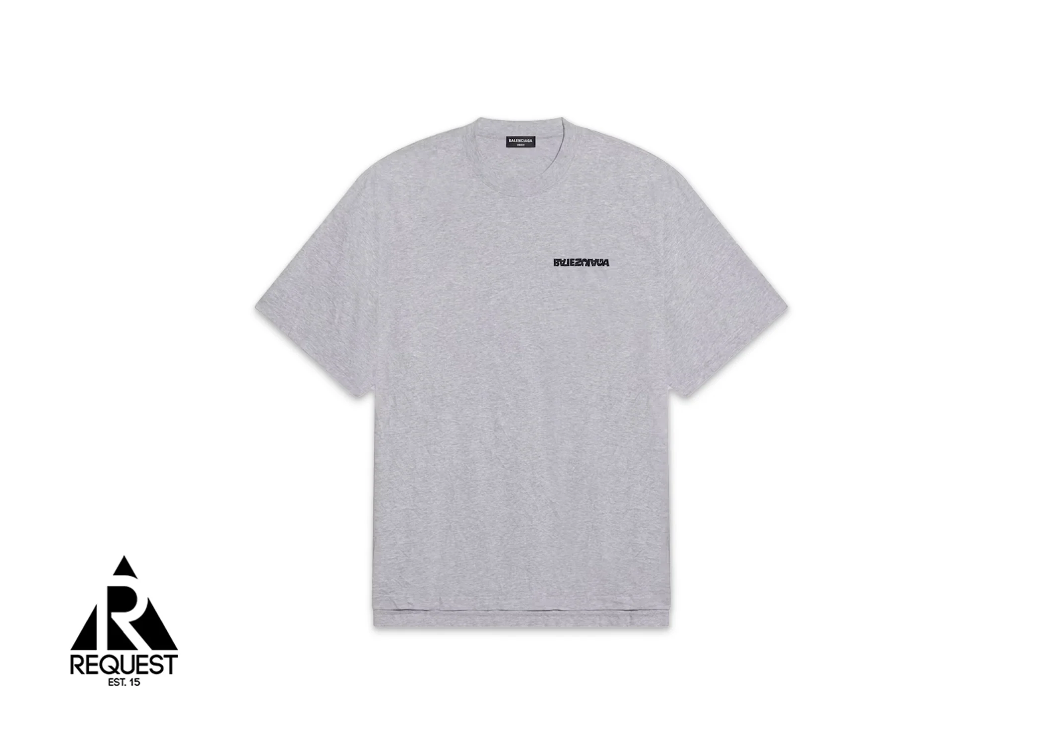 Turn Slit Tee "Grey"
