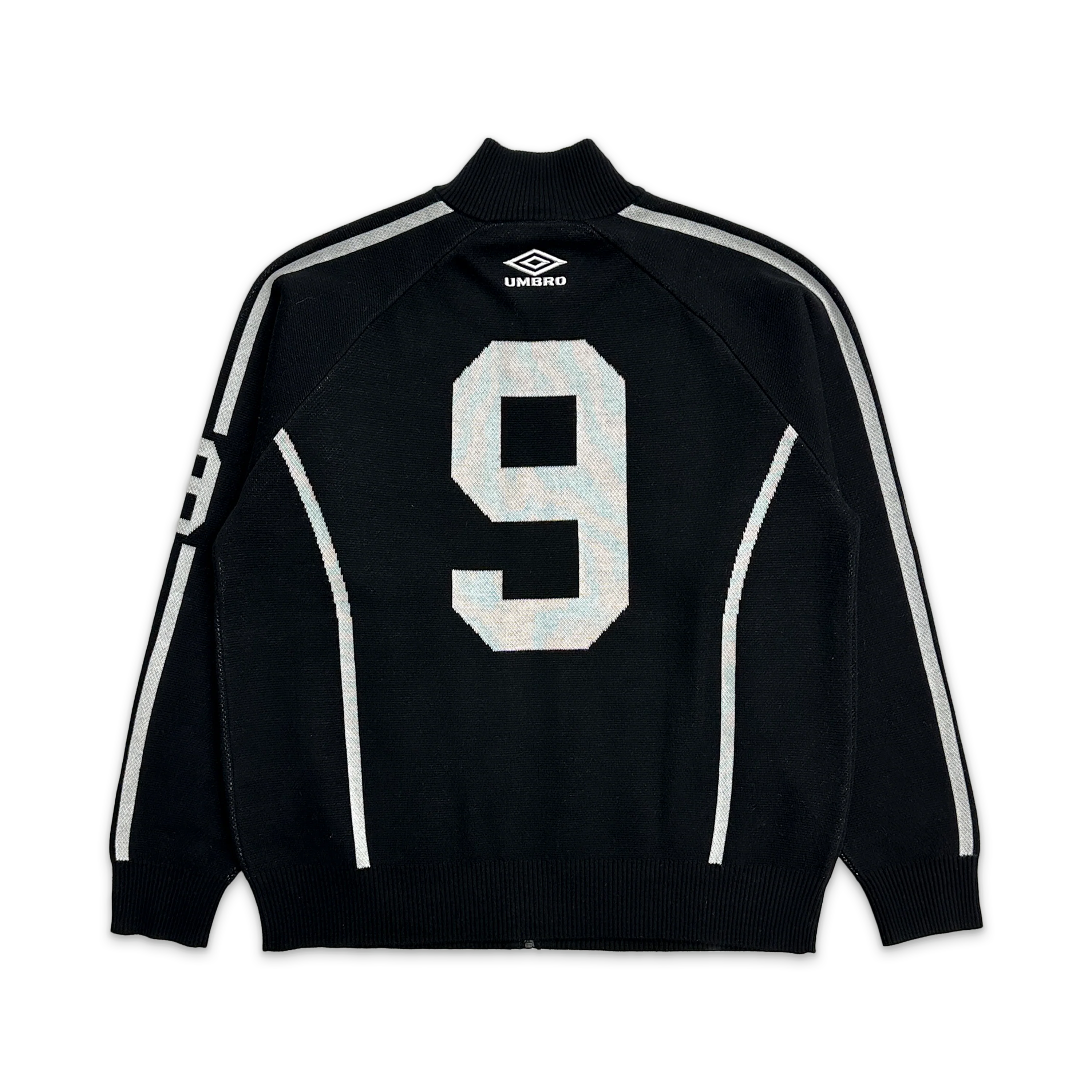 Umbro Zip Up Sweater "Black" - Image 2