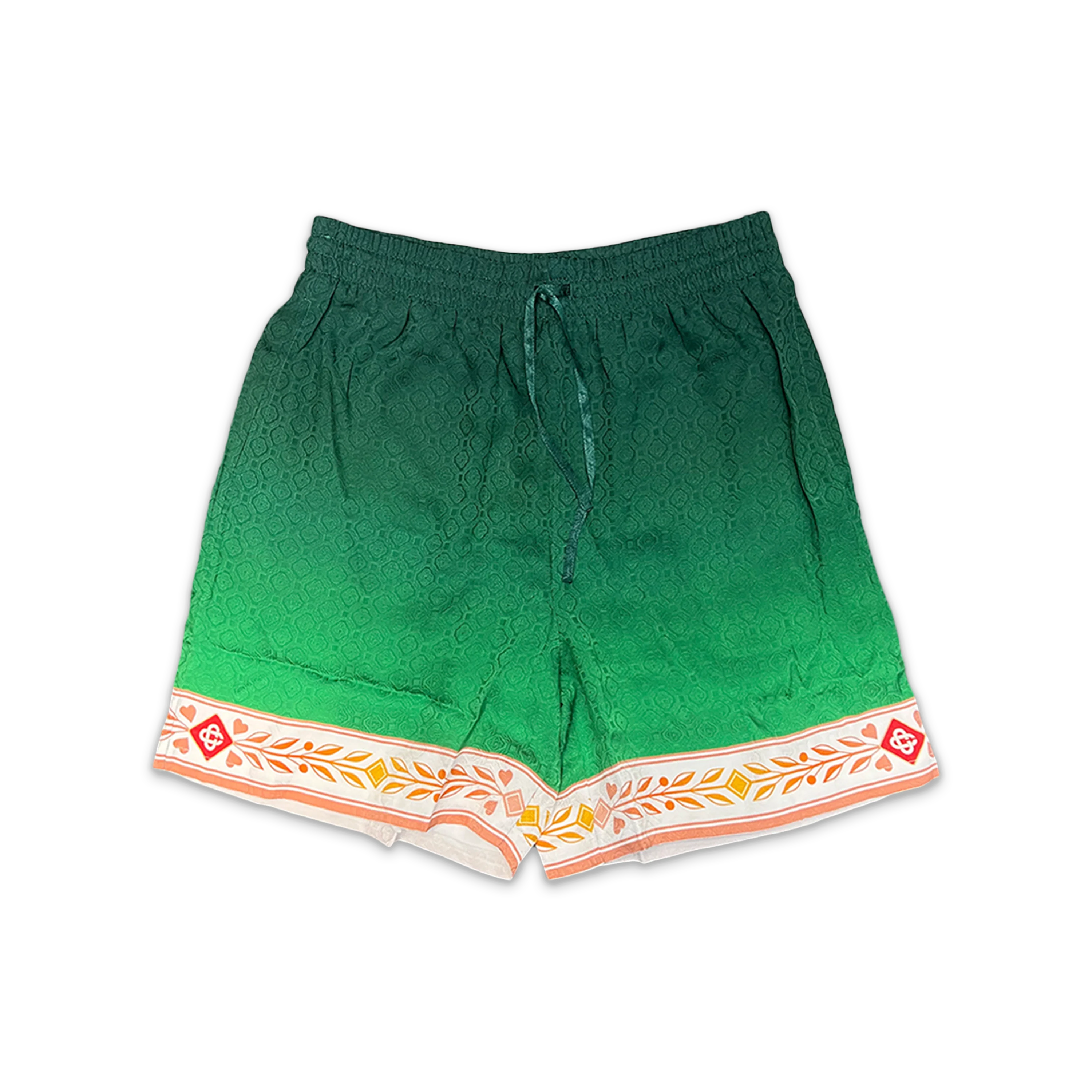 Unity Is Power Silk Monogram Shorts "Multi"