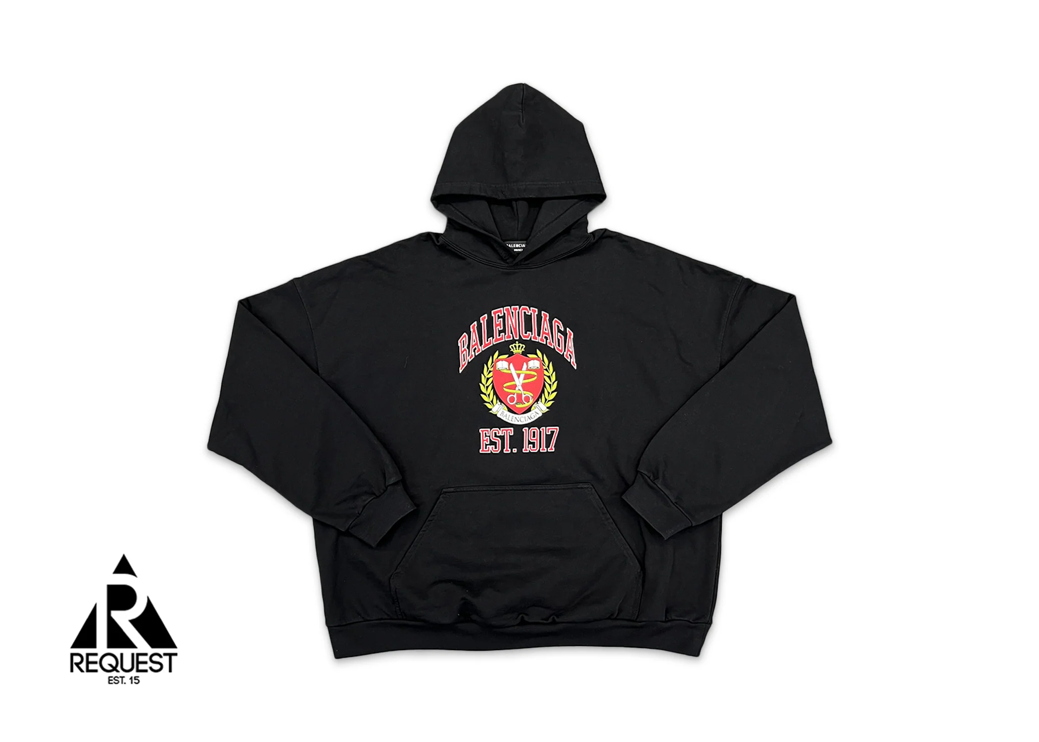 University Logo Hoodie "Black"