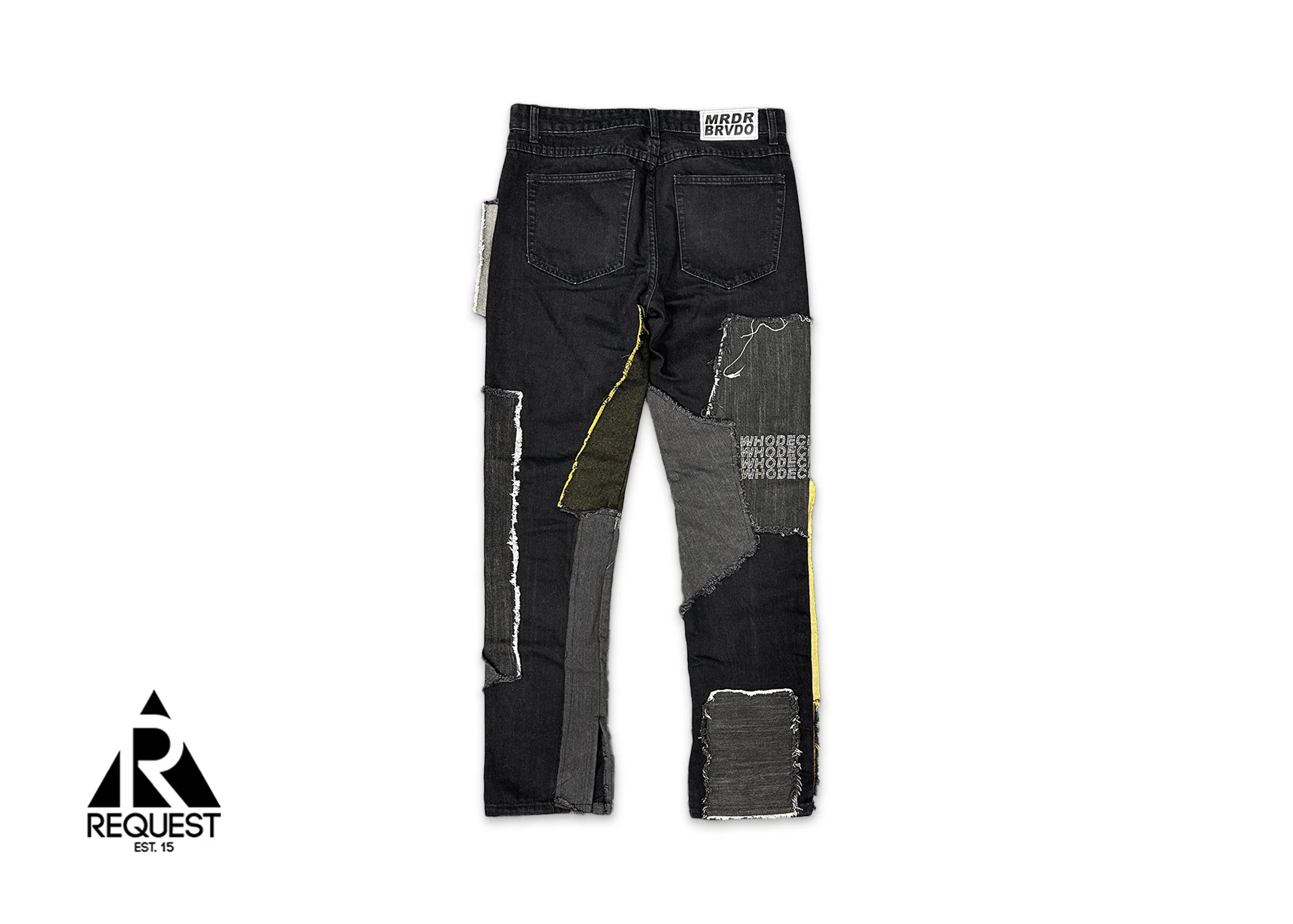 Upcycled Patchwork Denim "Black" - Image 2