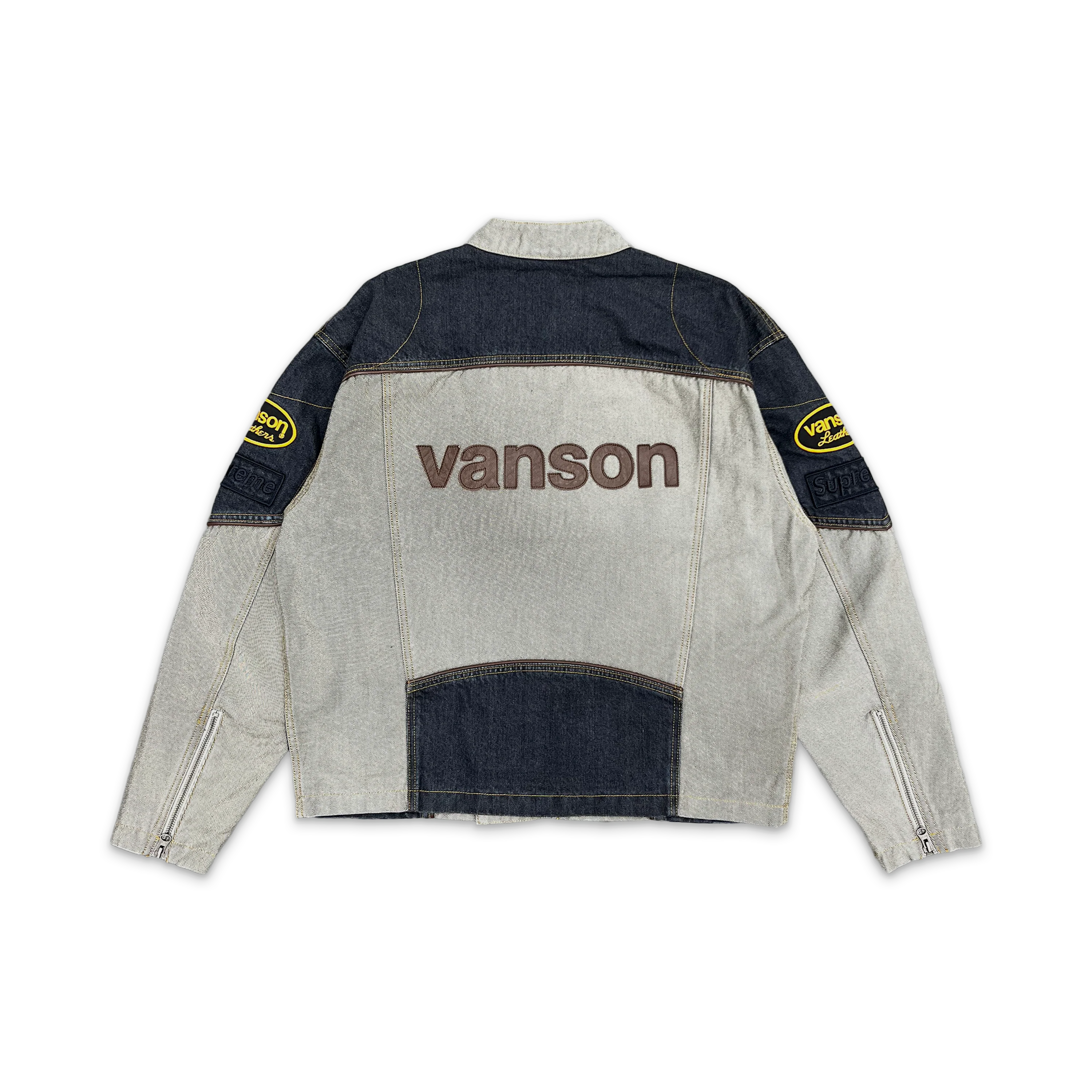Vanson Leathers Cordura Cotton Jacket “Denim” - Image 2
