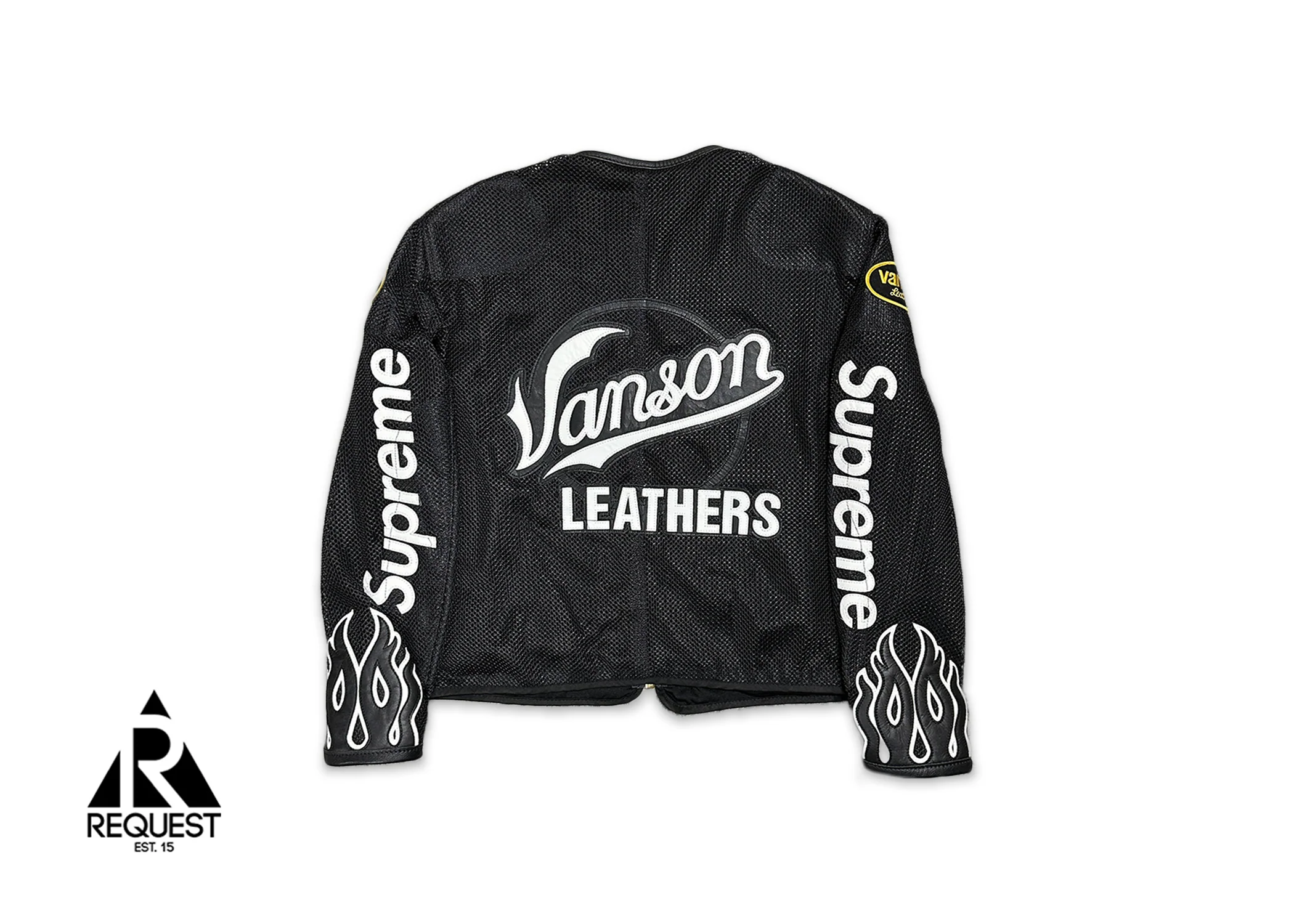 Vanson Leathers Cordura Mesh Jacket “Black" - Image 2