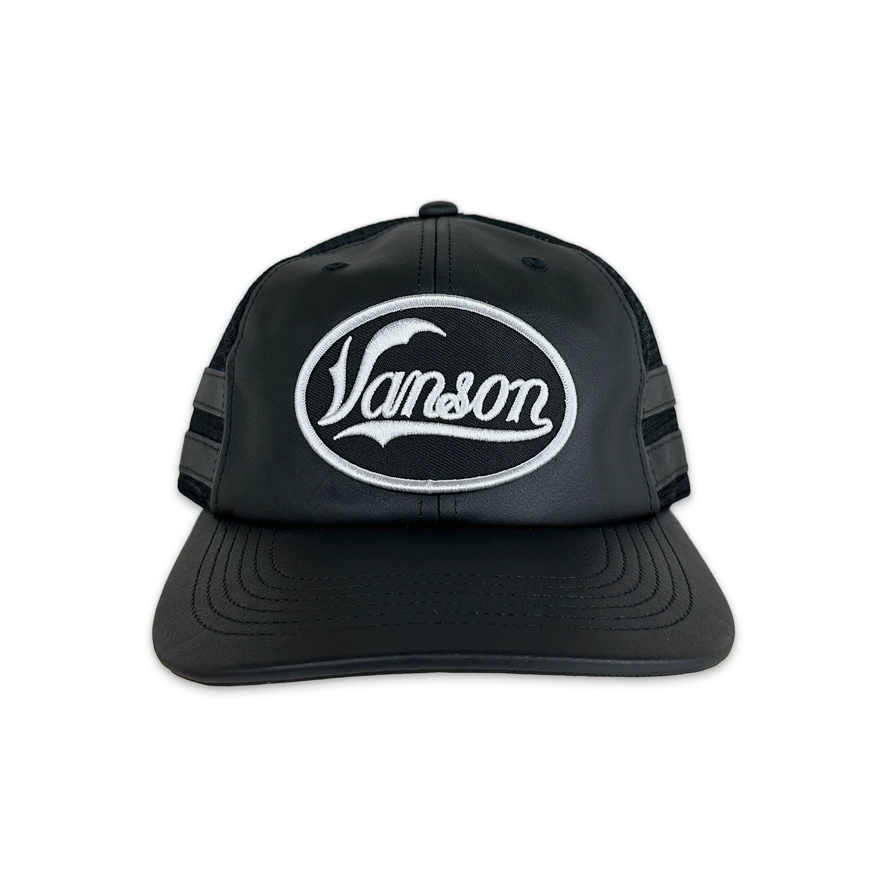 Vanson Leathers Mesh Back 6-Panel FW25 "Black"