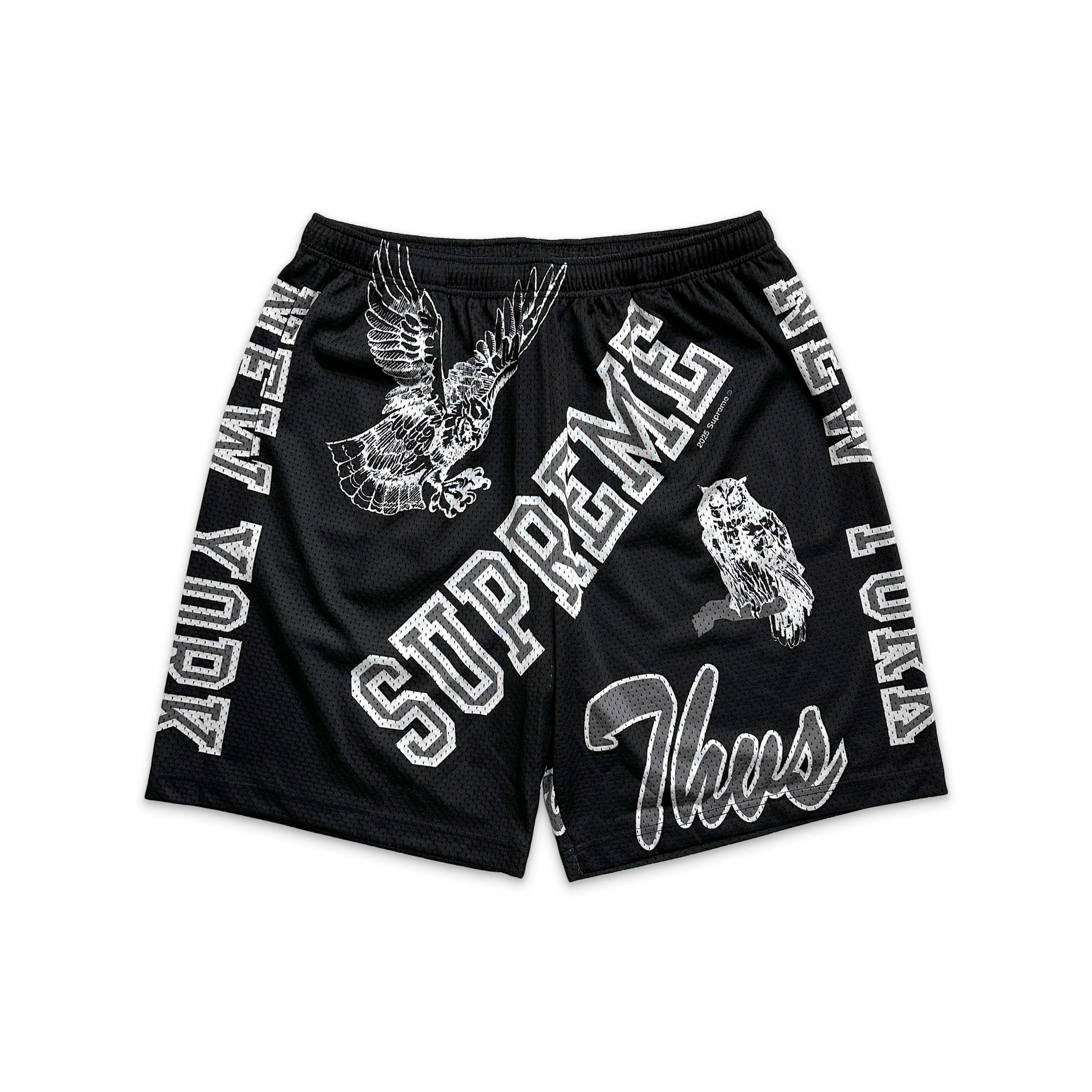 Varsity Mesh Shorts "Black"