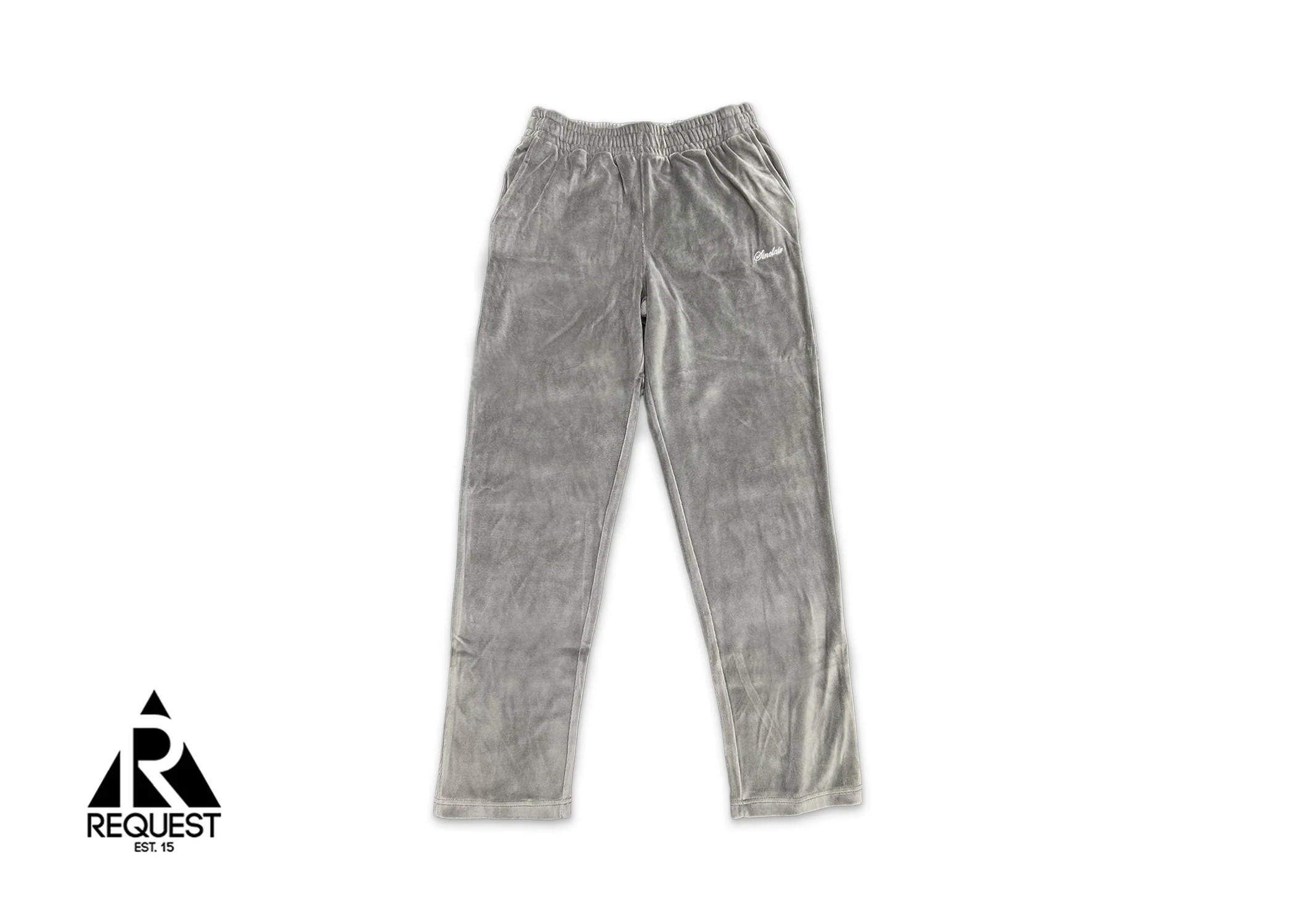 Velour Easy Pants "Slate"