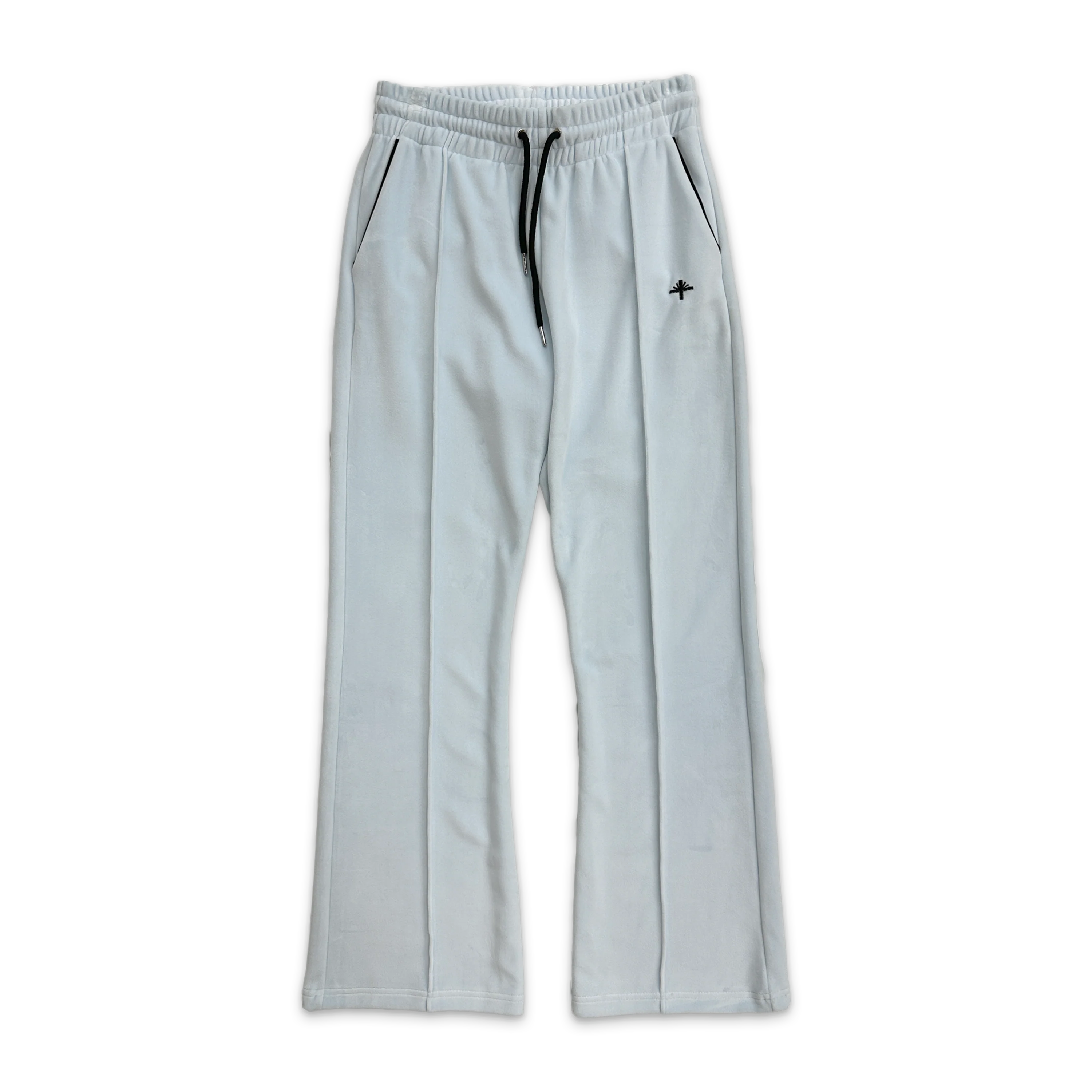 Velour Flare Pants "Baby Blue"