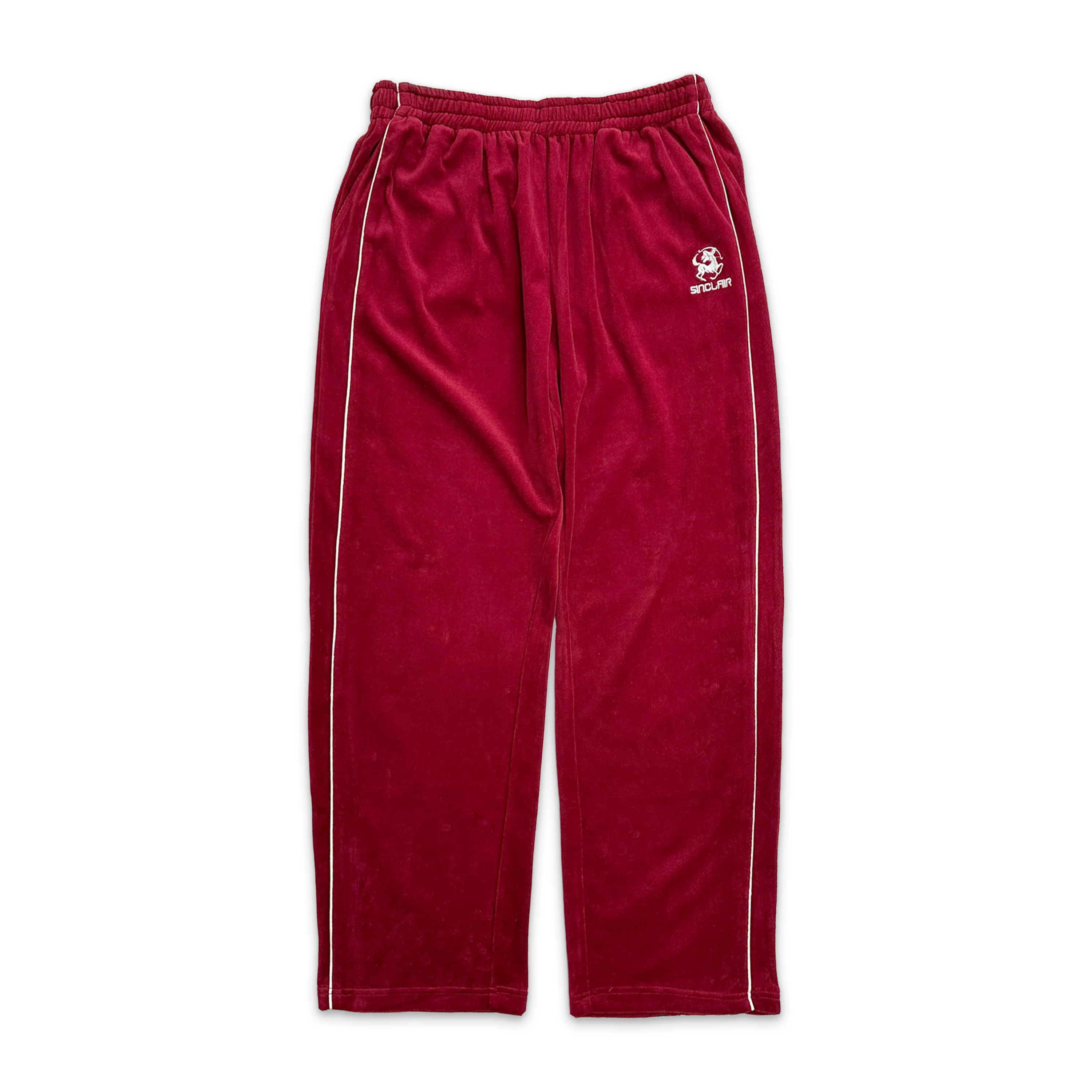 Velour Piping Pant "Burgundy"