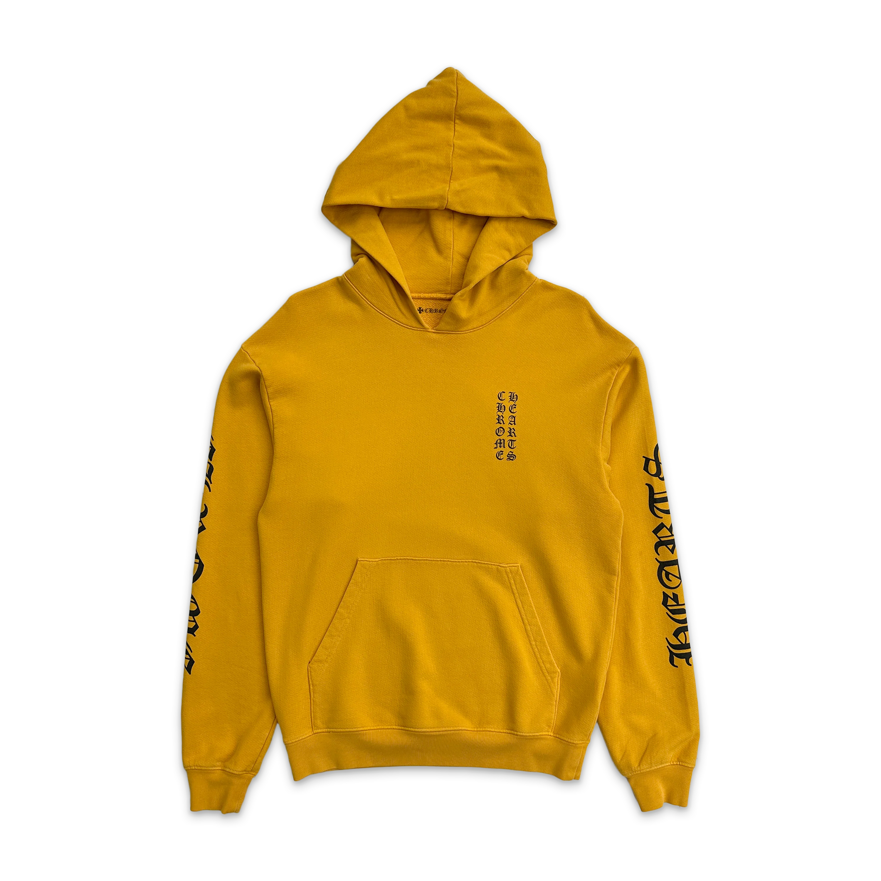 Vertical Logo Hoodie "Mustard"