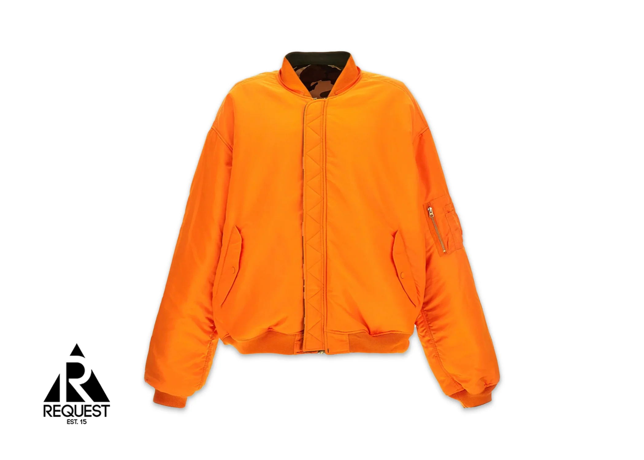 Vetements Printed Reversible Bomber Jacket "Camo" - Image 2