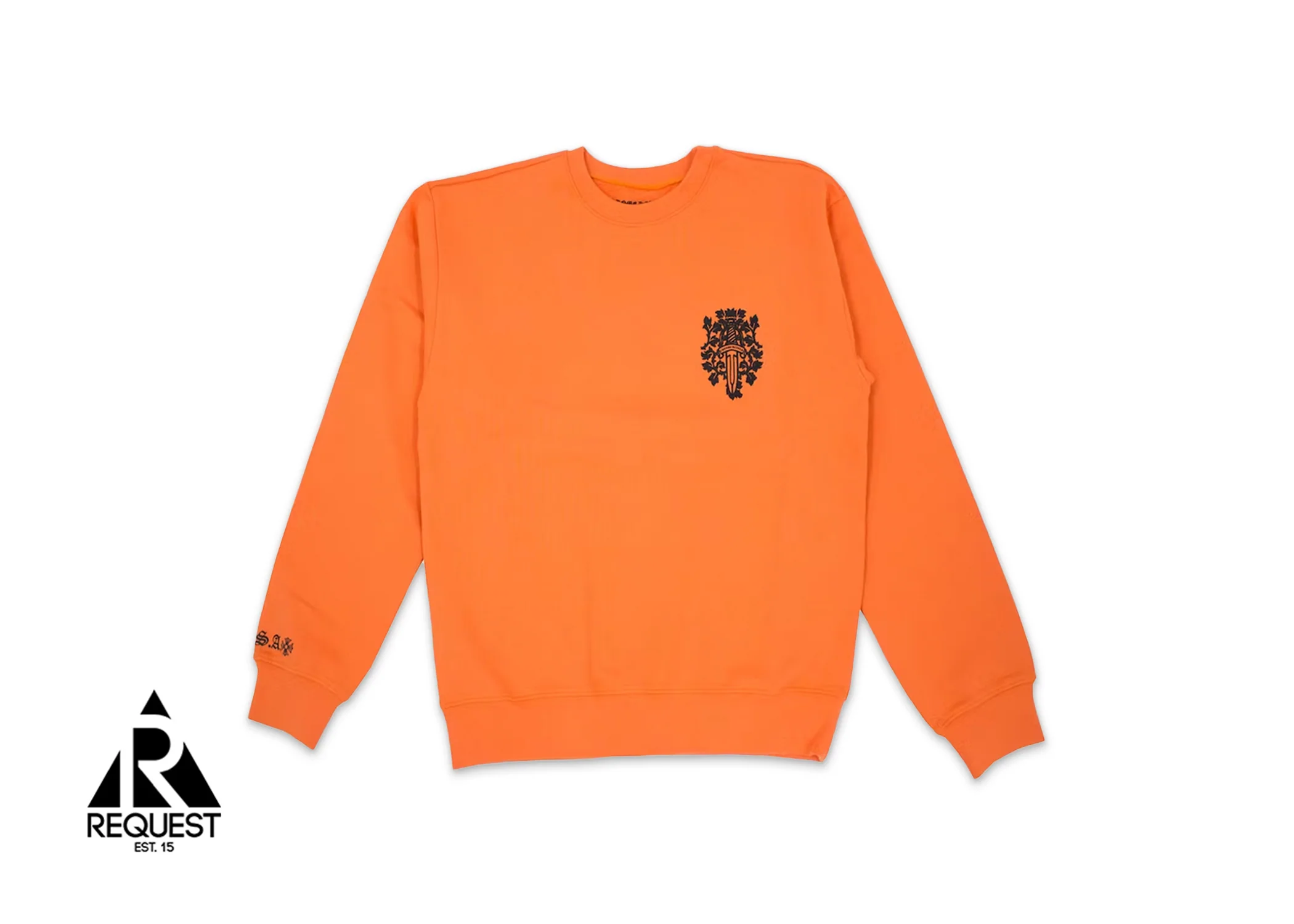 Vine Dagger Crewneck "Orange/Black"