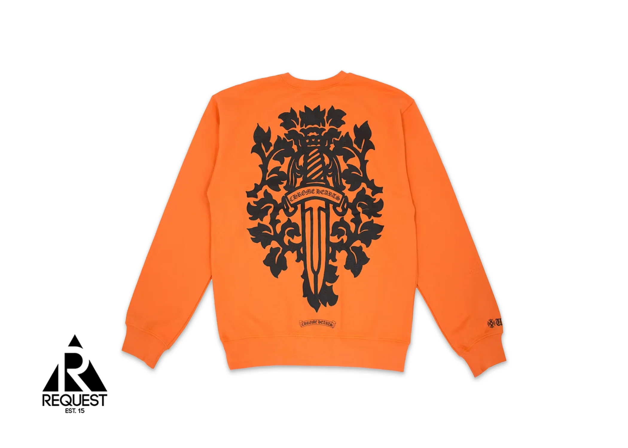 Vine Dagger Crewneck "Orange/Black" - Image 2