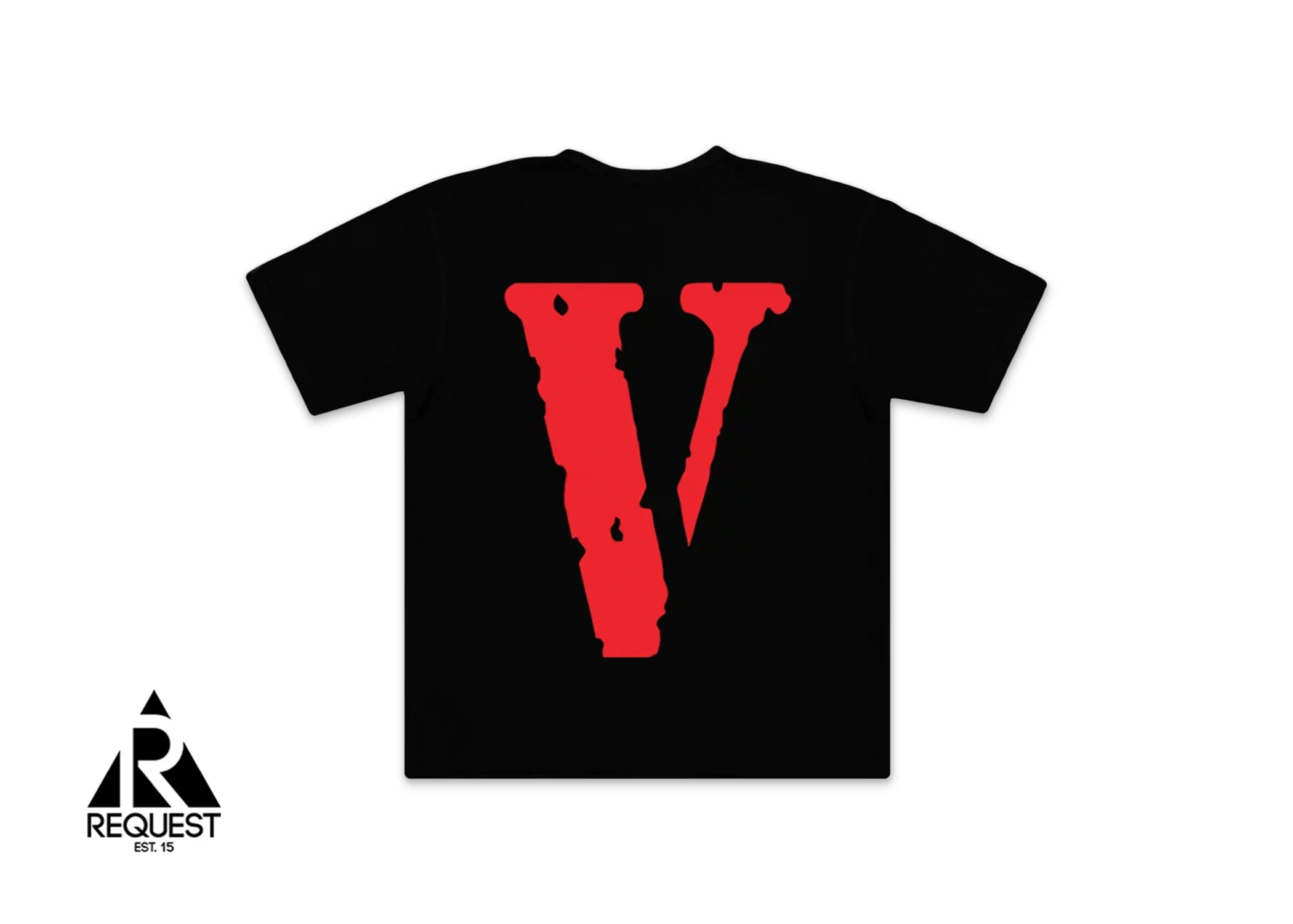 Vlone Staple Tee "Black/Red" - Image 2