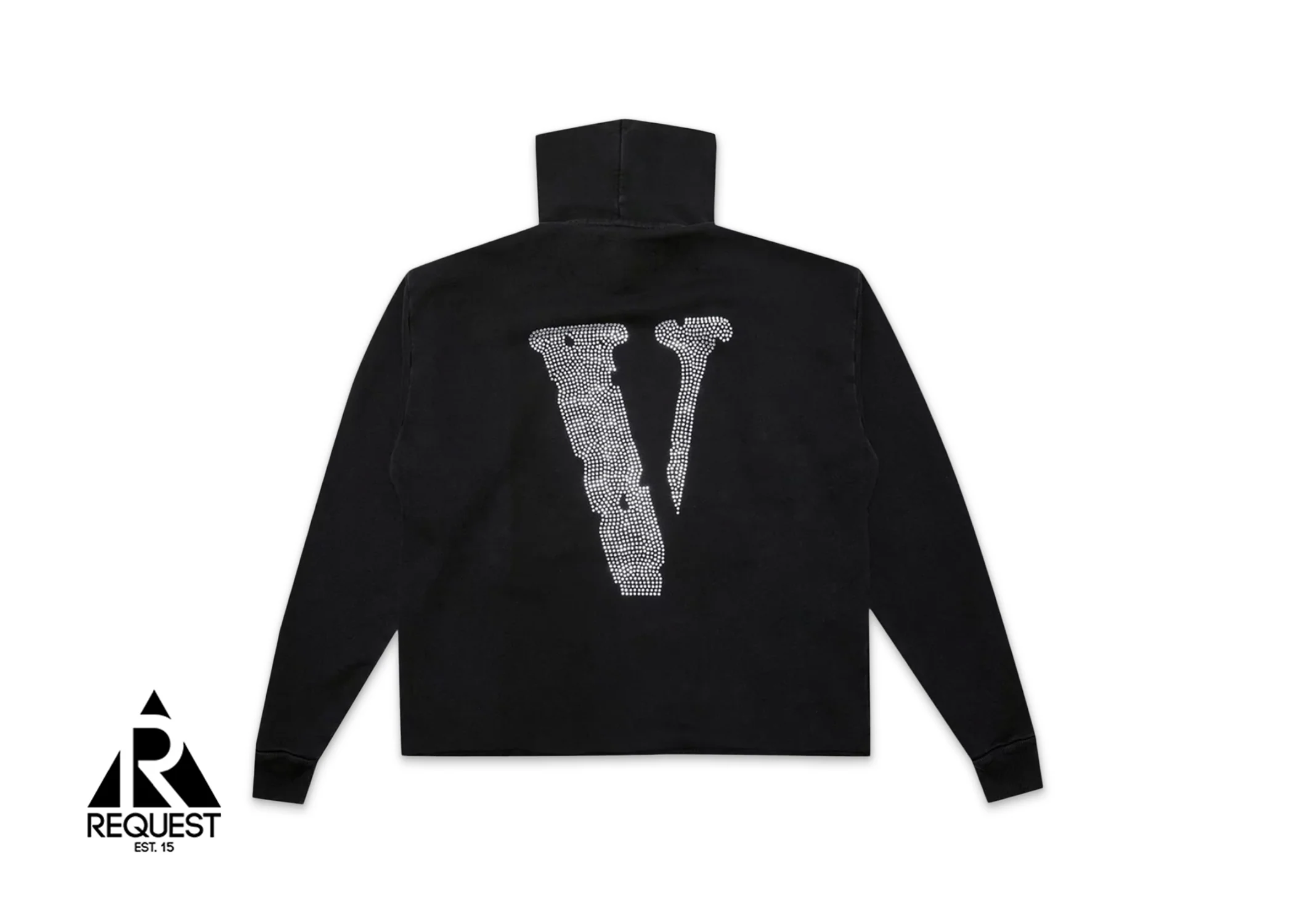 Vlone x Swavorski Friends Hoodie "Black" - Image 2