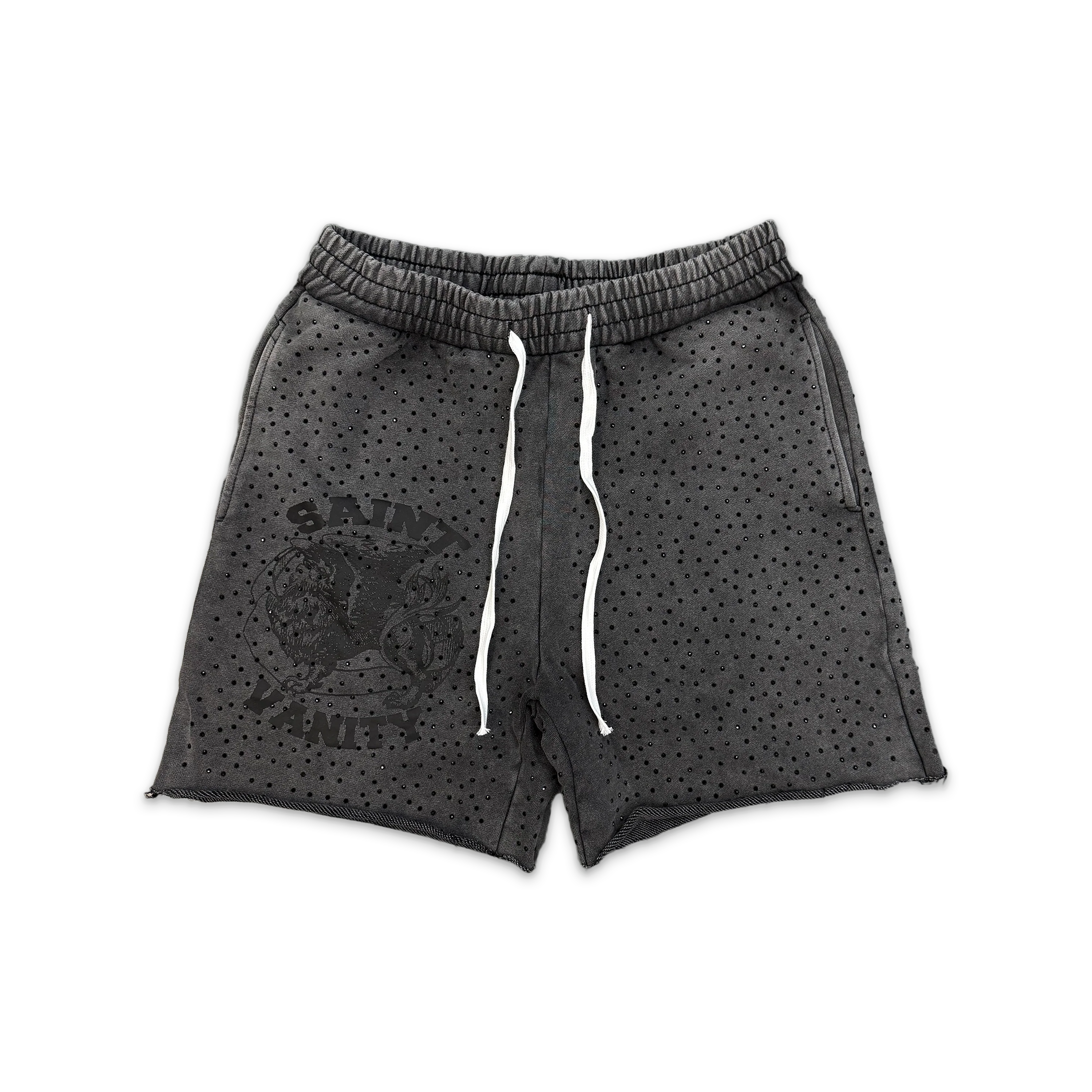 VVS Logo Shorts "Washed Black"