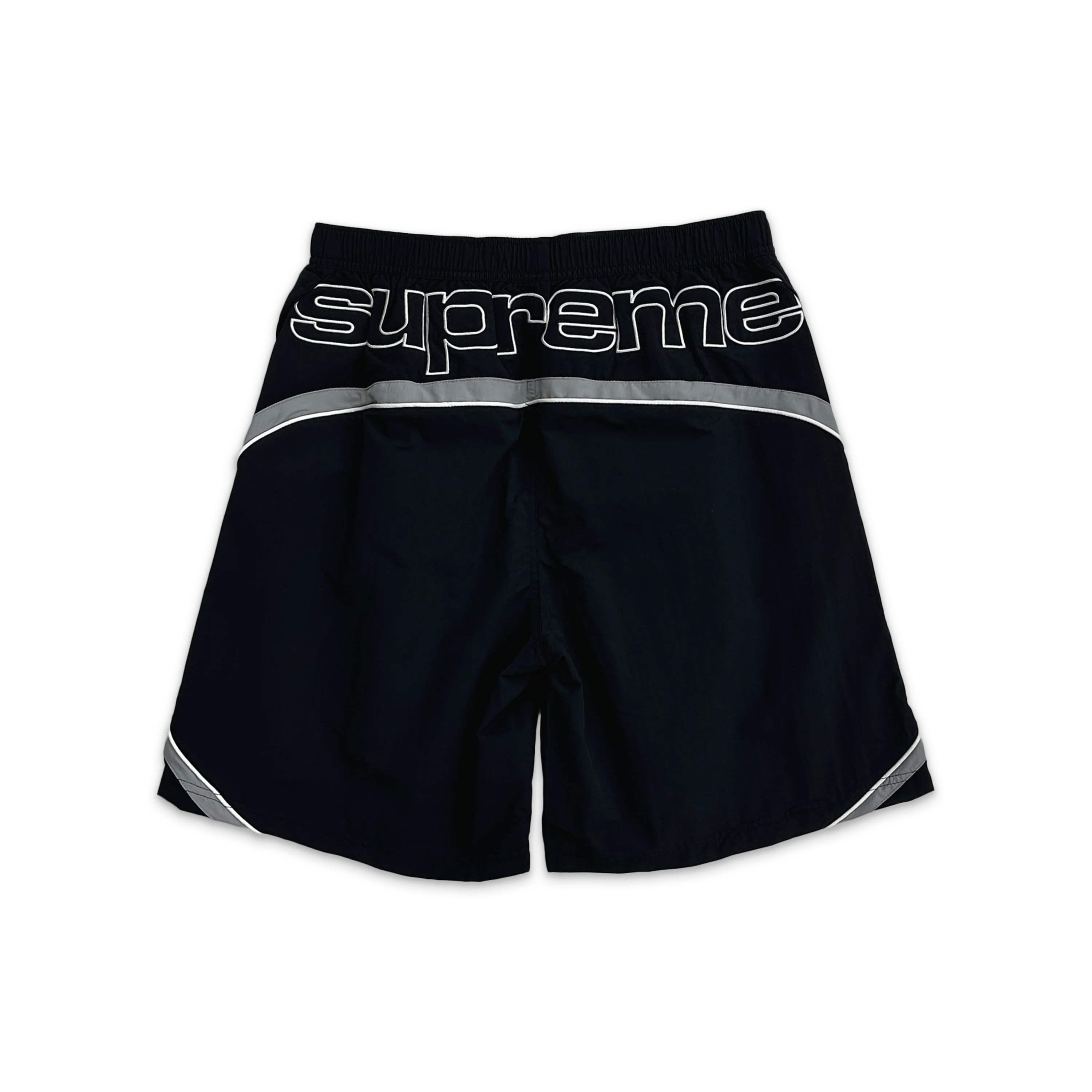 Paneled Water Shorts "Black" - Image 2
