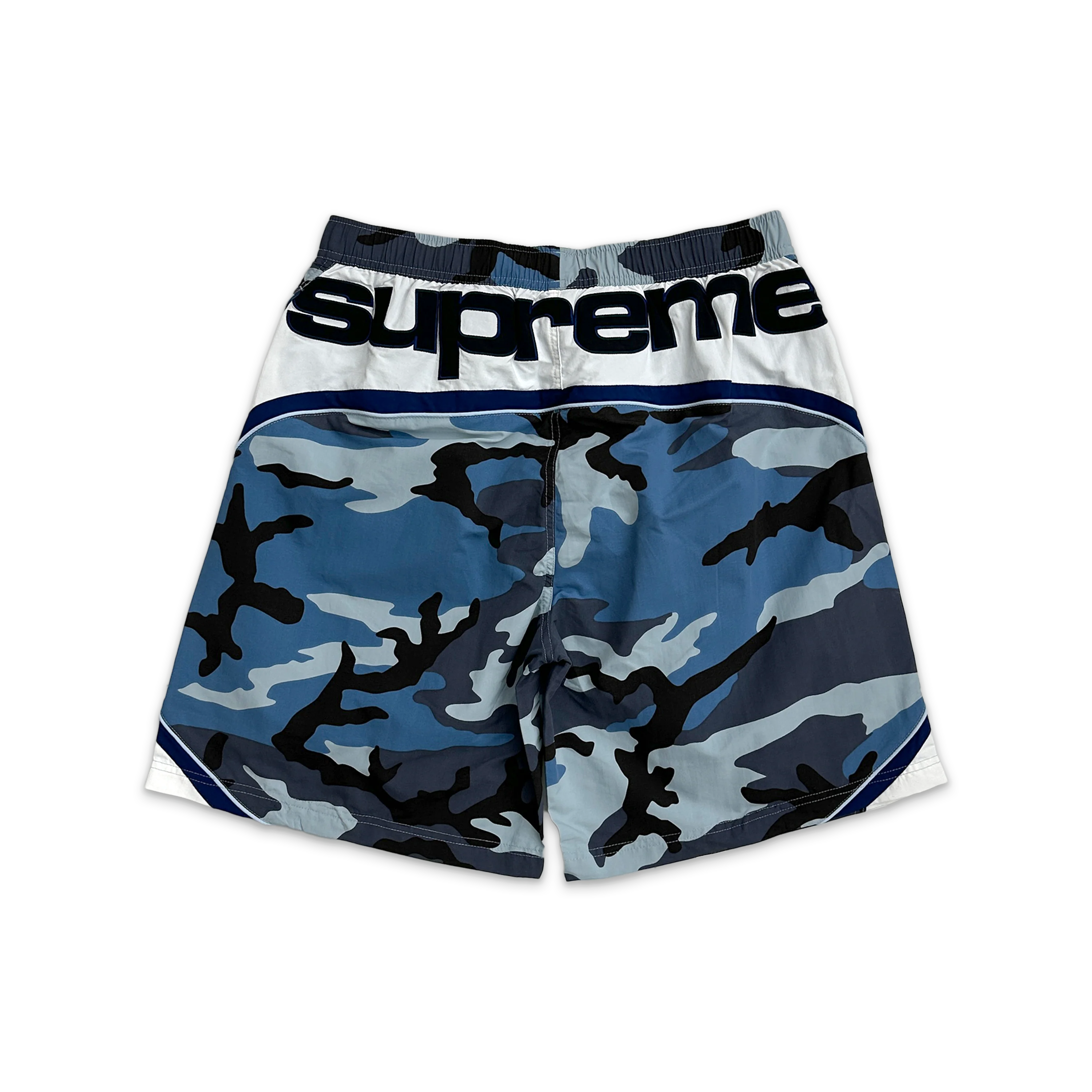 Paneled Water Shorts "Blue Camo" - Image 2