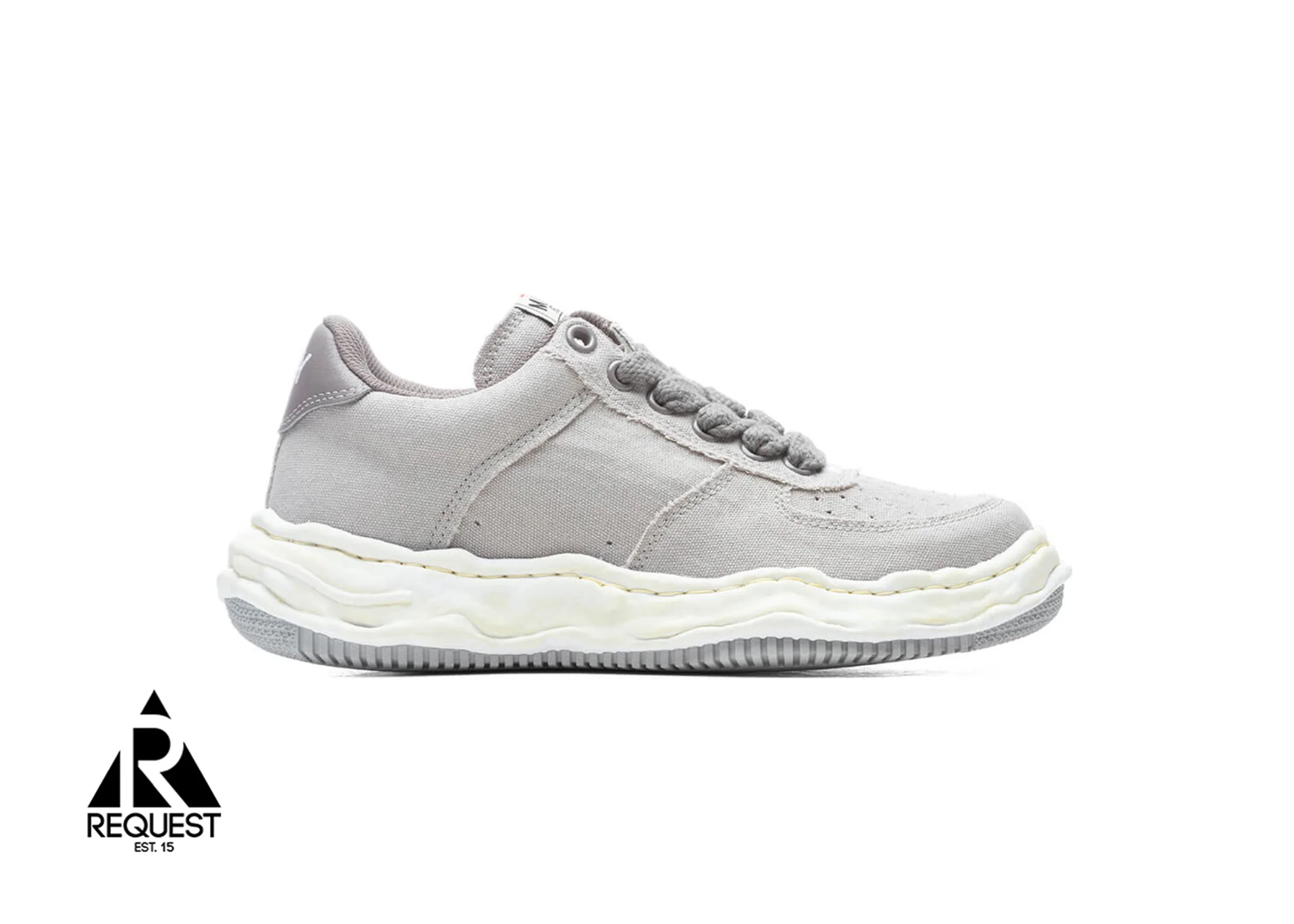 Wayne Washed Canvas Low "Grey"