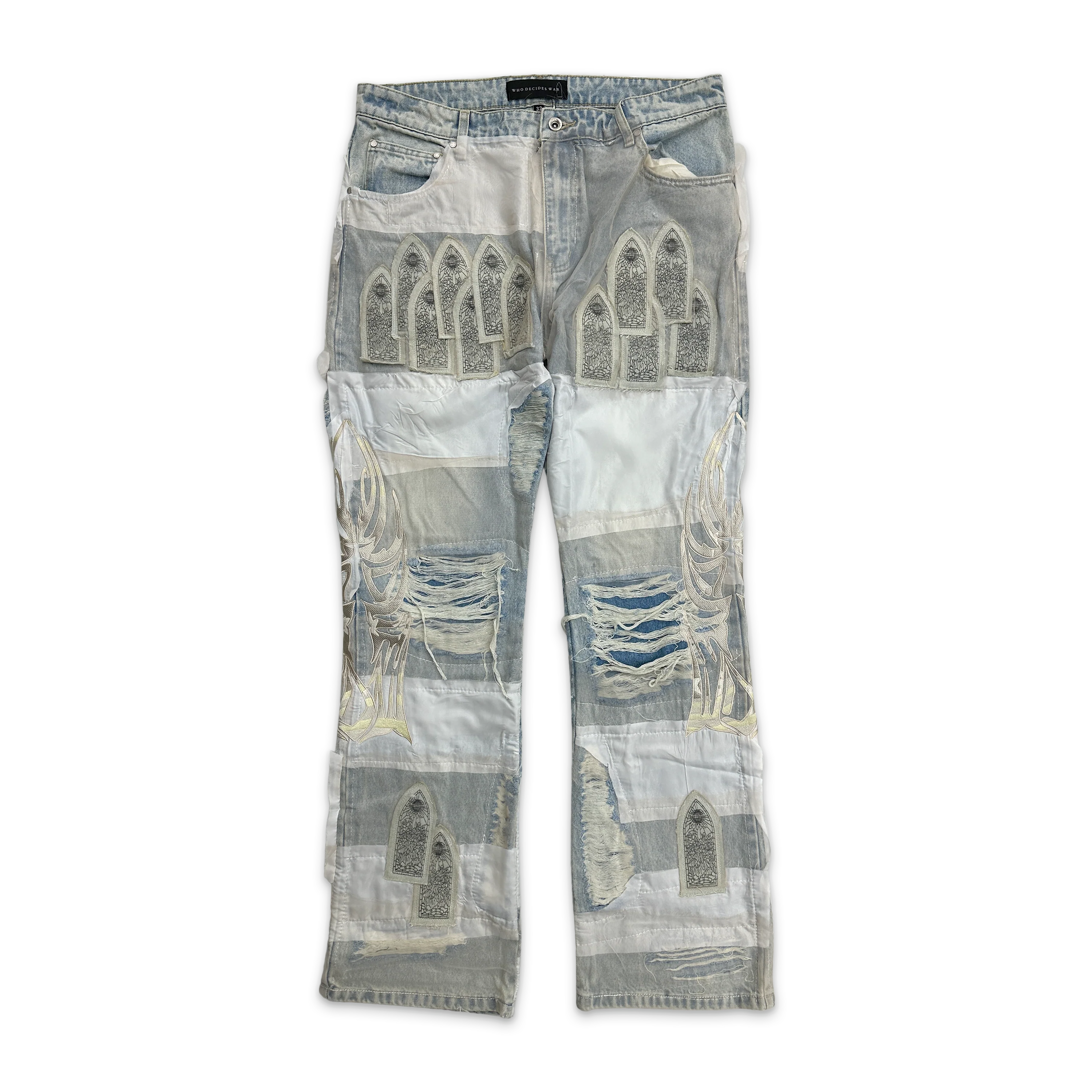 WDW Winged Organza Denim "Sky"