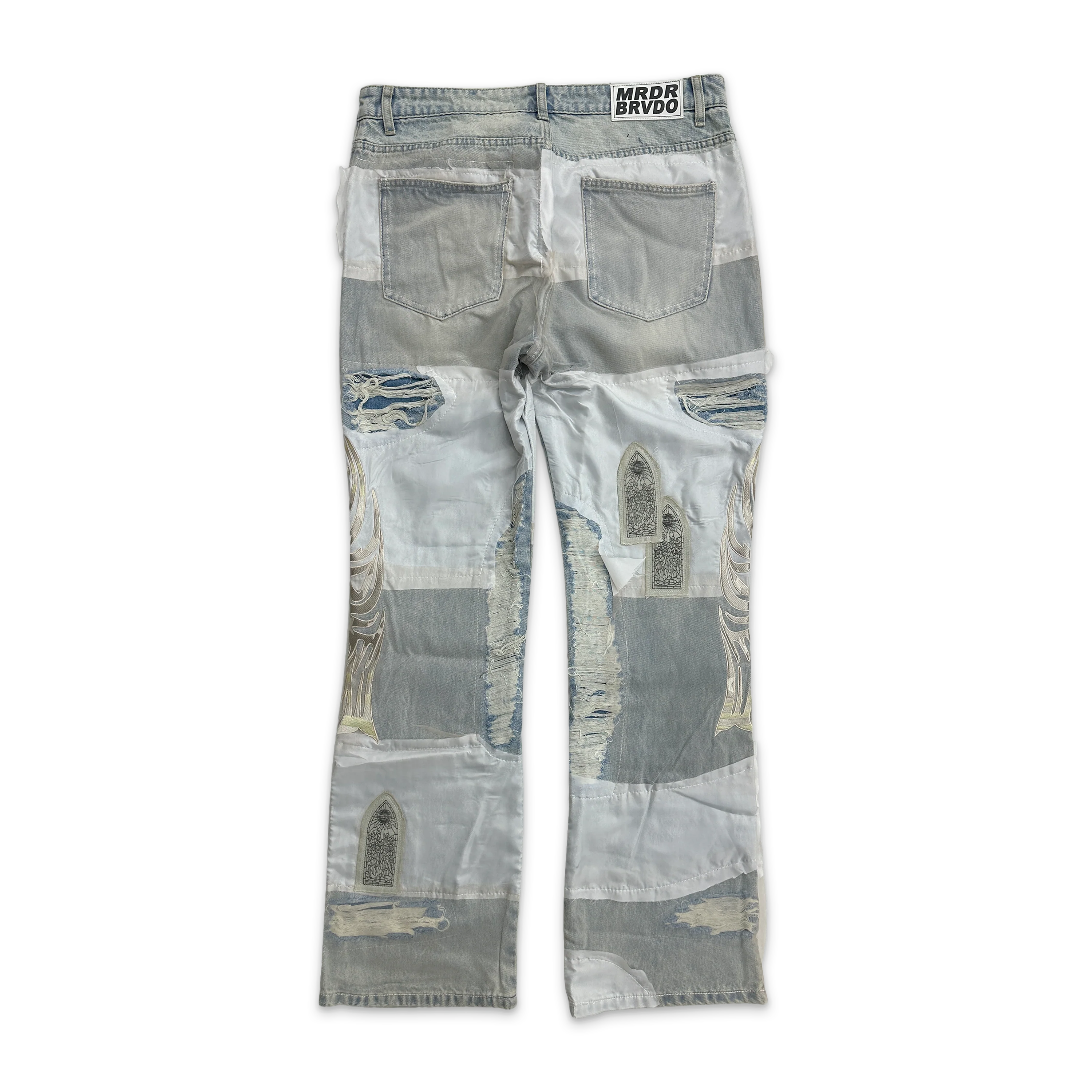WDW Winged Organza Denim "Sky" - Image 2