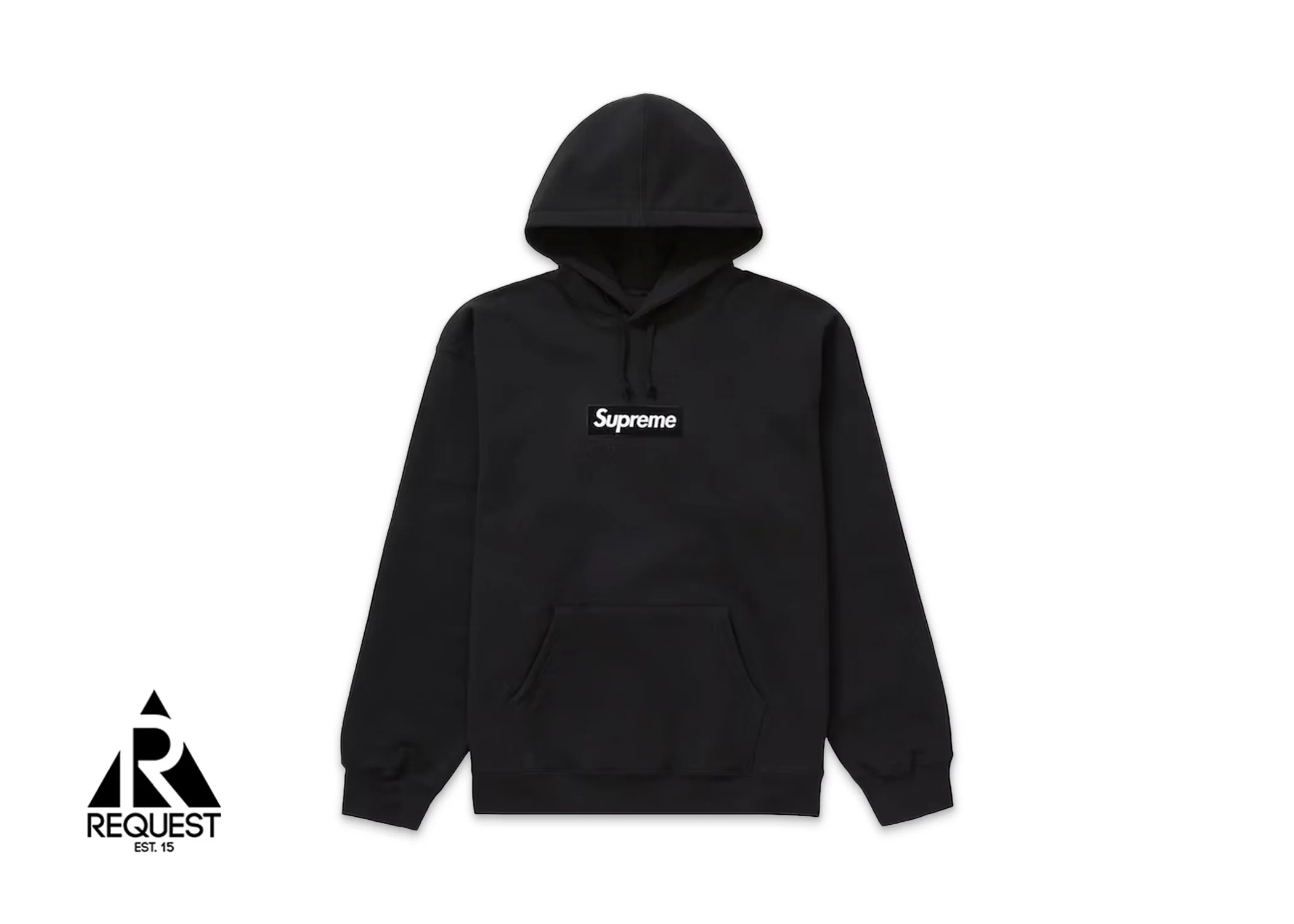 West Hollywood Box Logo Hooded Sweatshirt “Black”