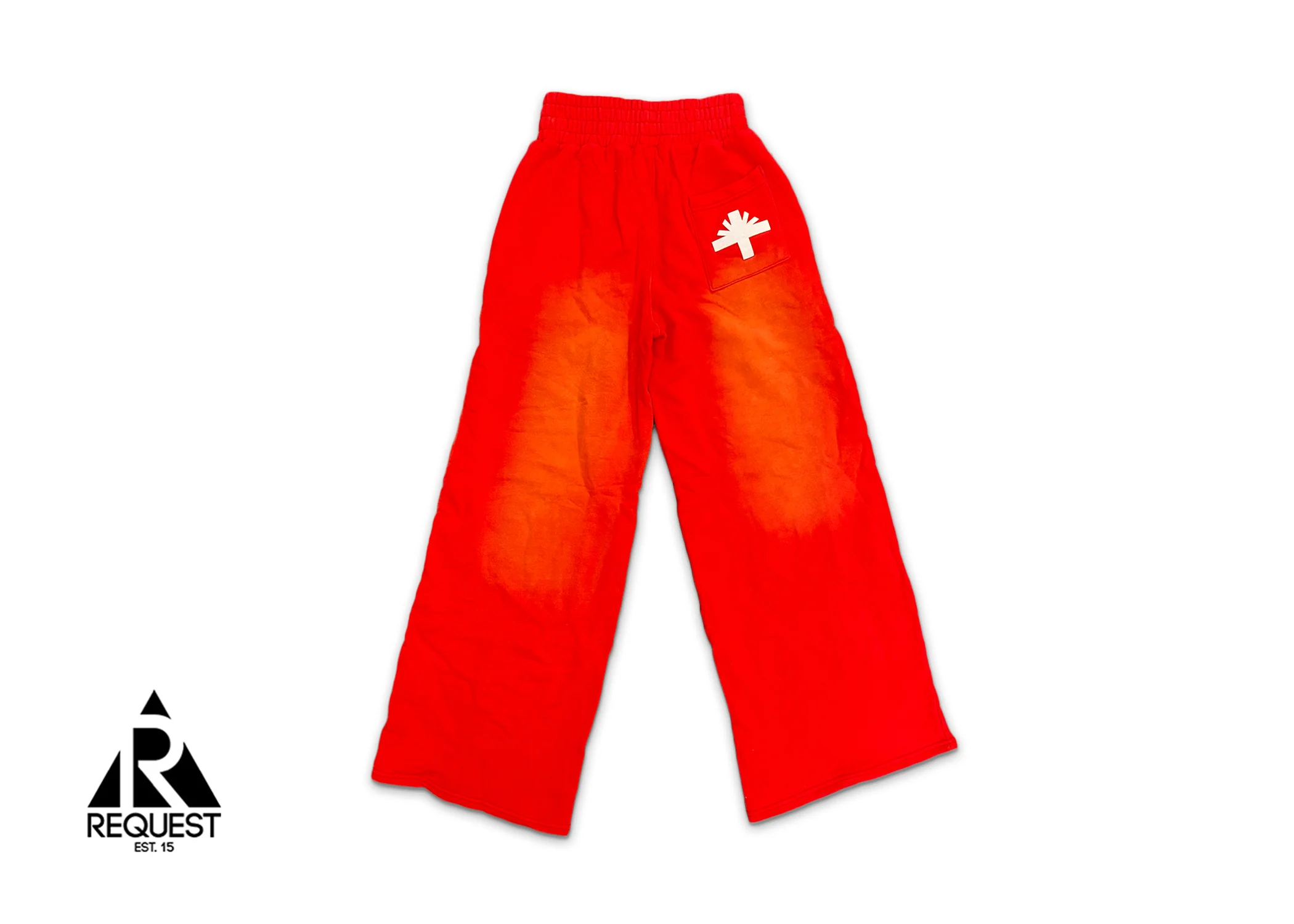 Wide Leg Sweatpants "Red" - Image 2