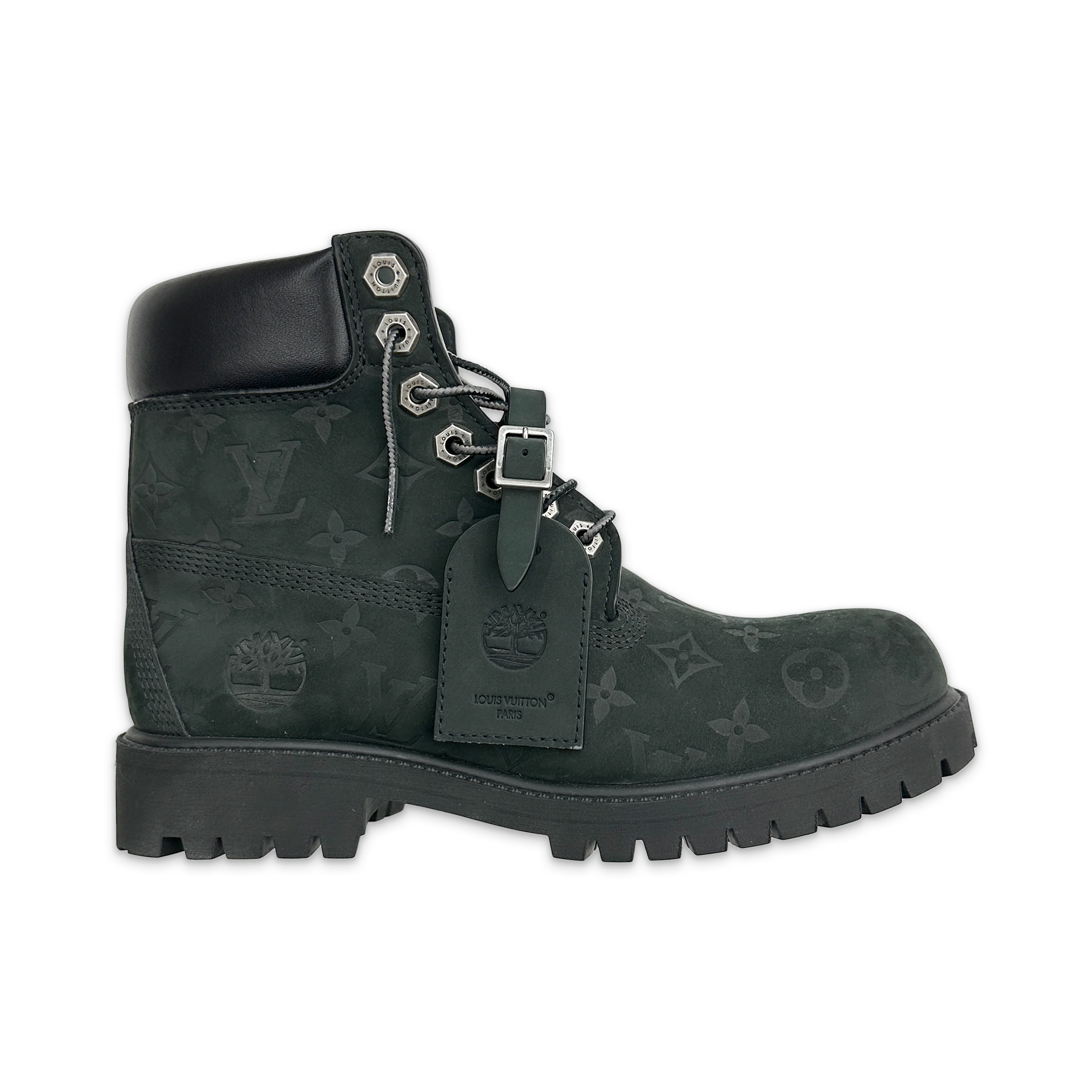 x 6" Boot "Black Monogram"